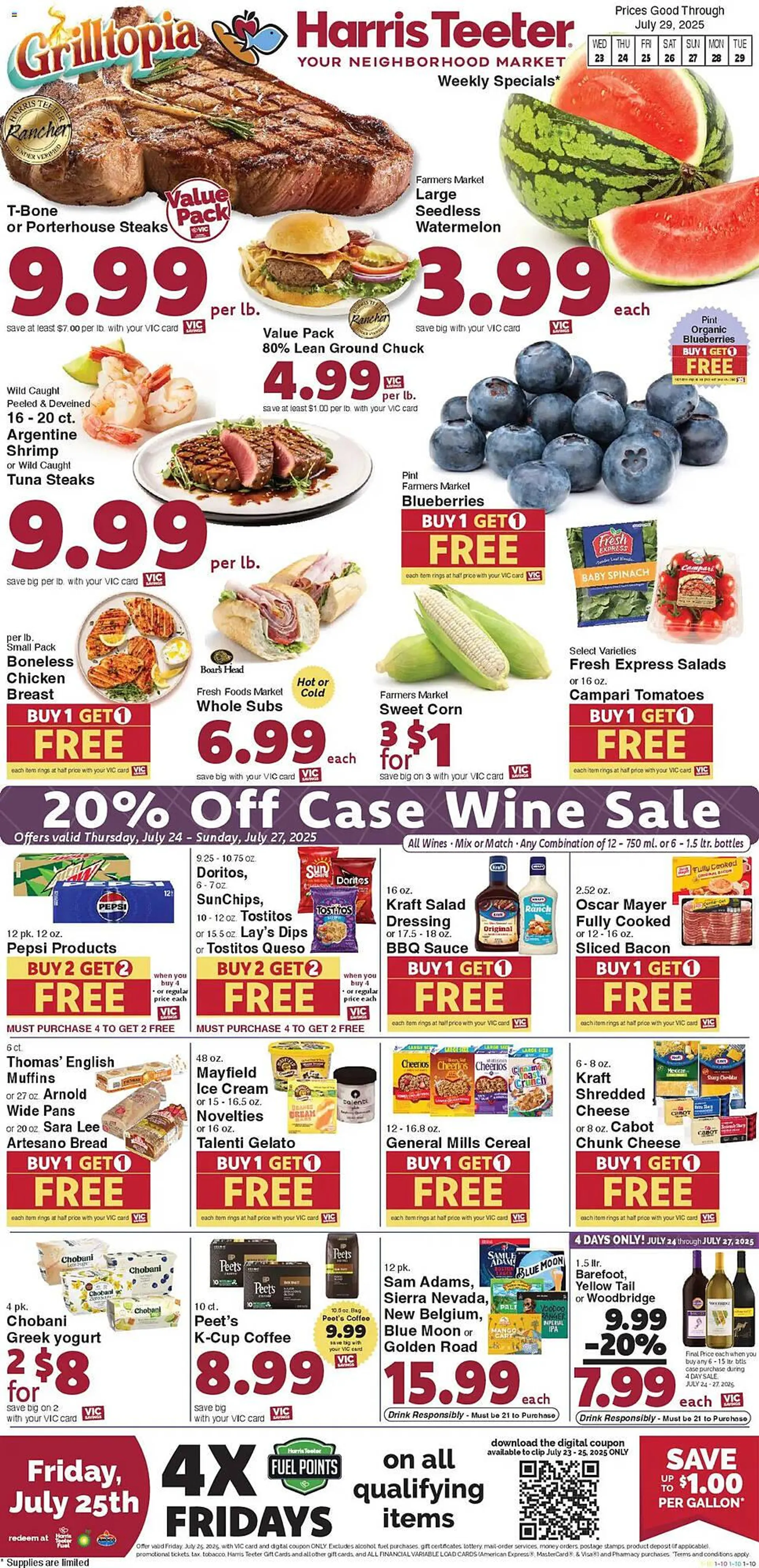 Weekly ad Harris Teeter Weekly Ad from July 23 to July 30 2025 - Page 1