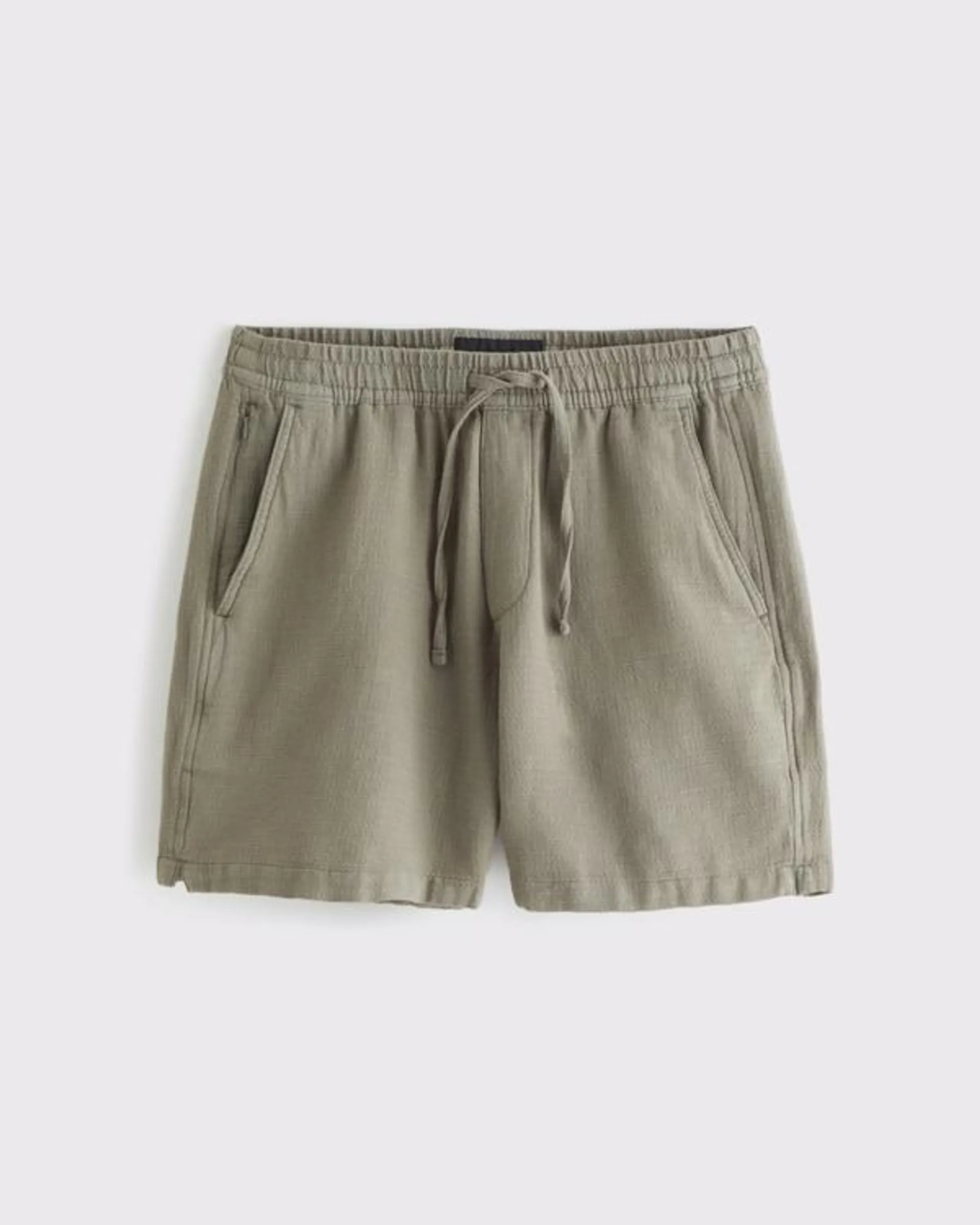 Cotton Texture Pull-On Short