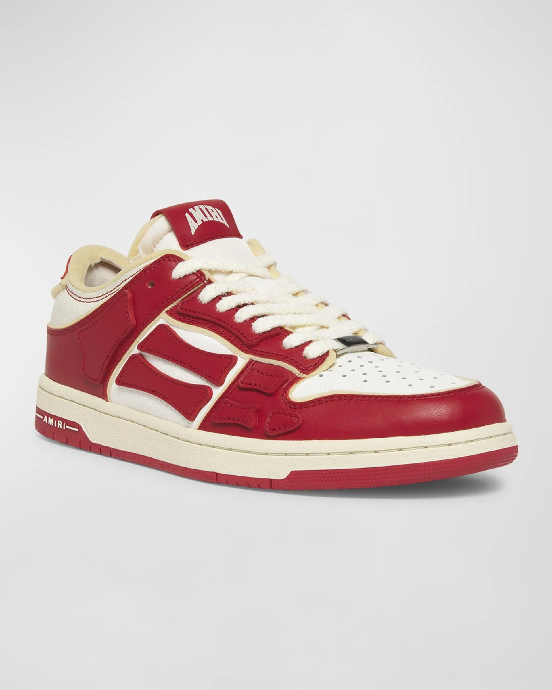 Men's Skel Collegiate-Inspired Leather Sneakers