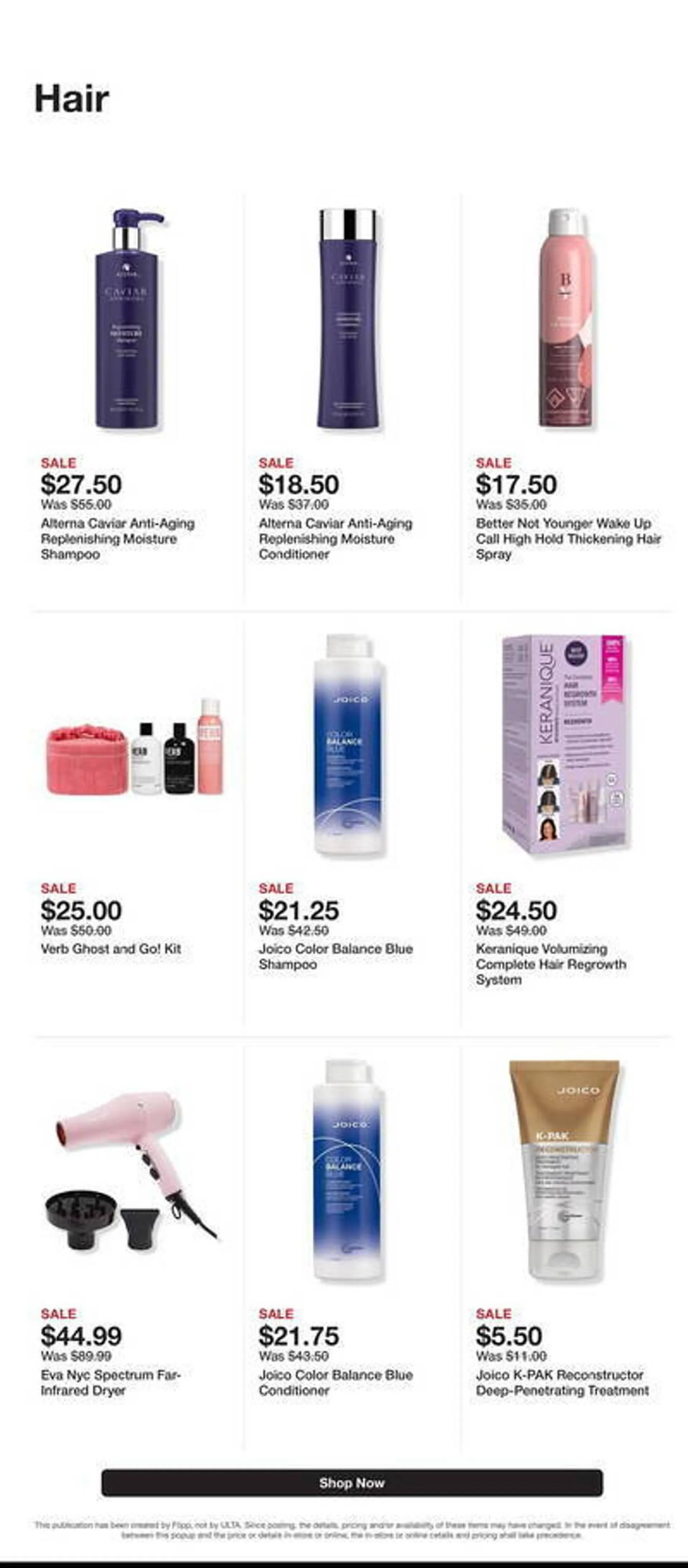 Weekly ad Ulta Beauty Weekly Ad from September 16 to September 22 2024 - Page 4