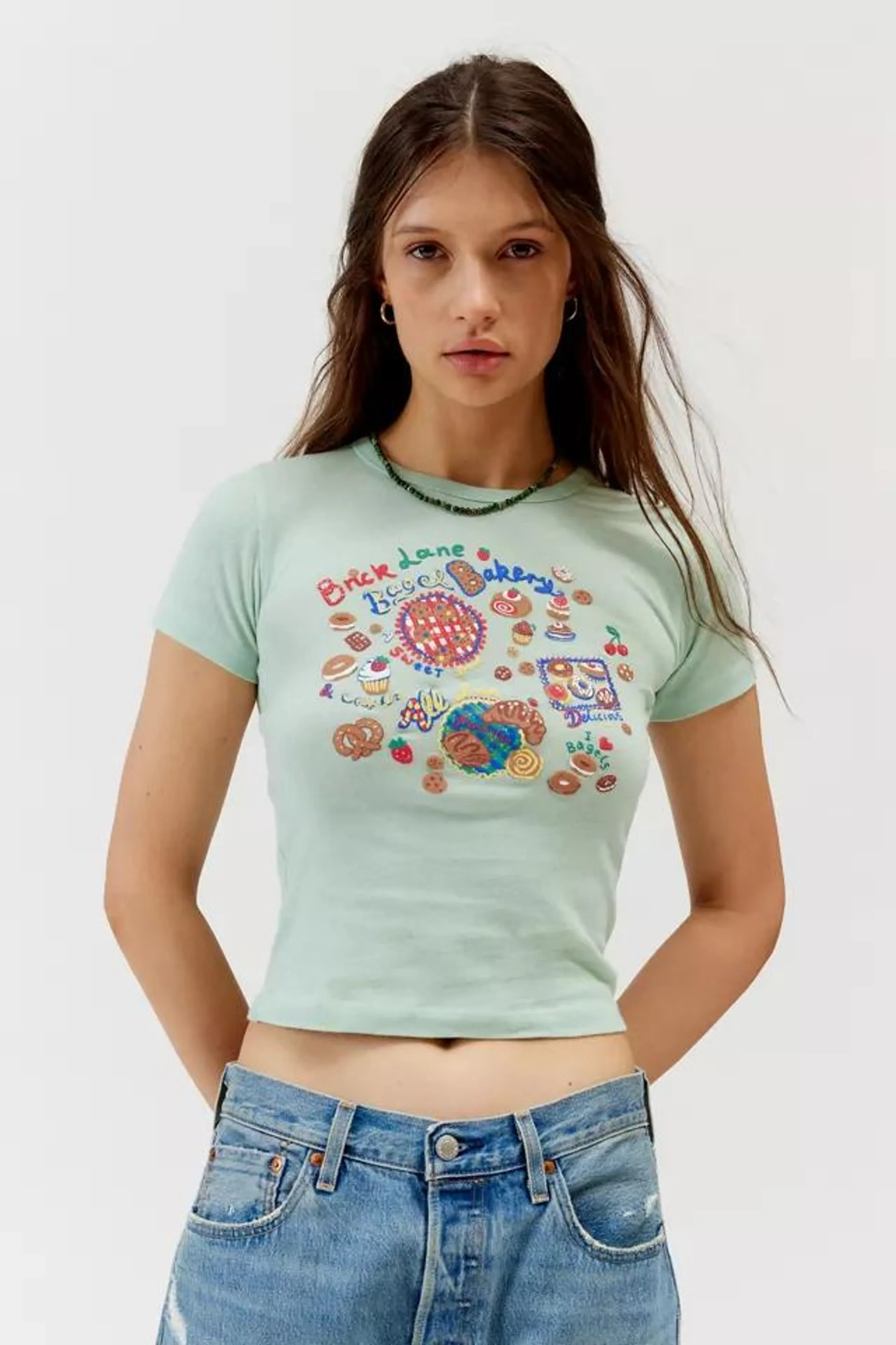 Brick Lane Graphic Baby Tee