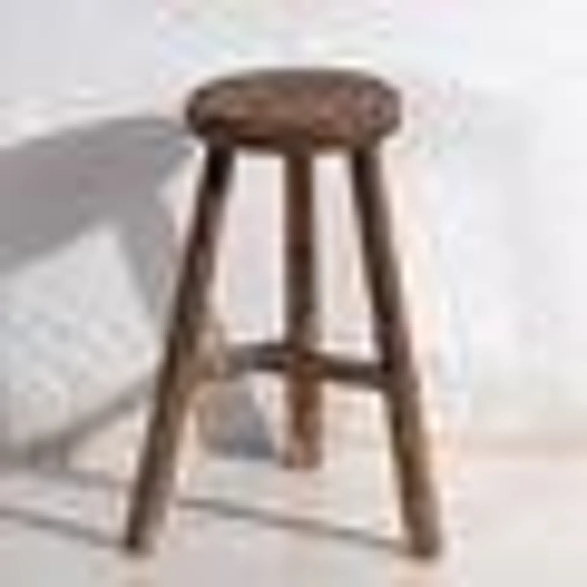 Antique Handmade Stool, 1900