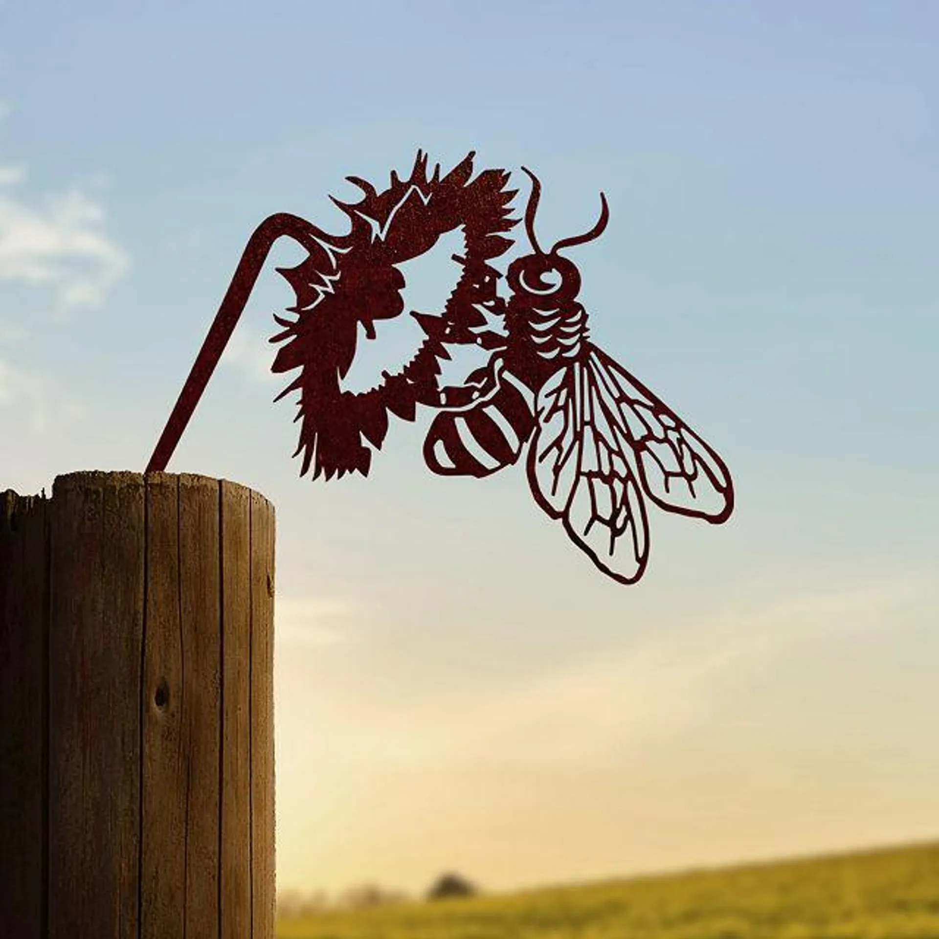 Bugs & Bees Metal Tree Art