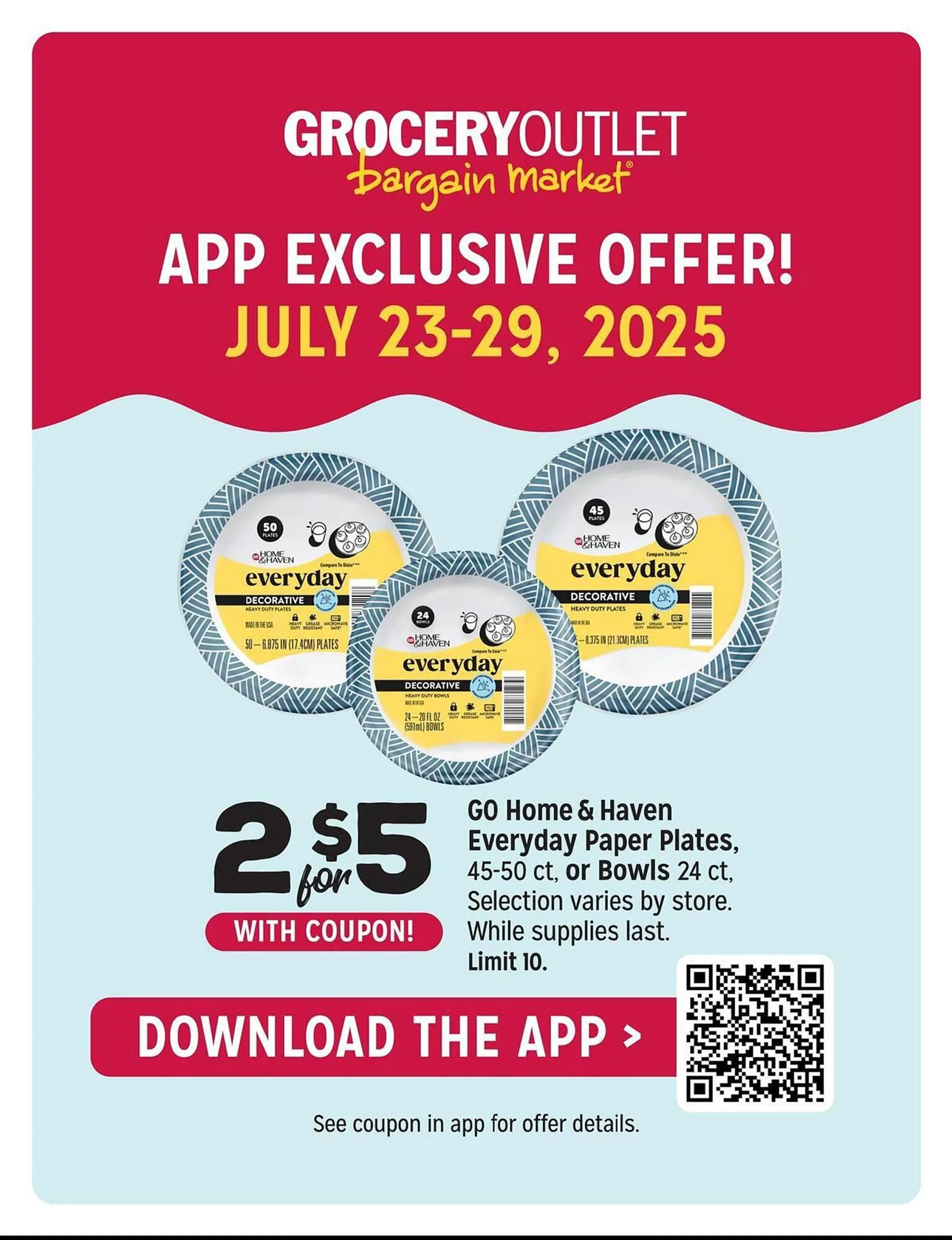 Weekly ad Grocery Outlet Weekly Ad from July 23 to July 29 2025 - Page 1
