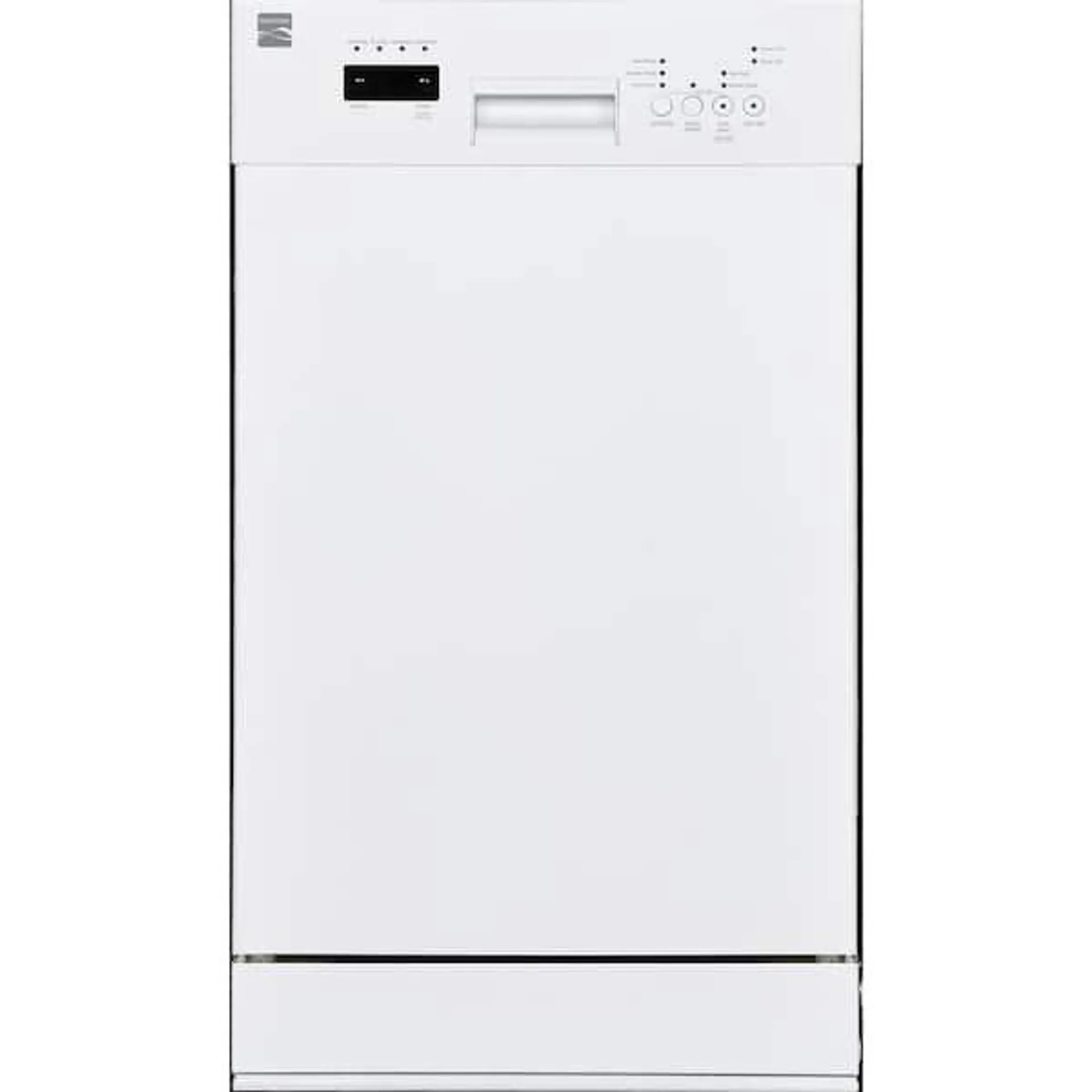 18 in. Standard Built-In Dishwasher in White with Removable 3rd Rack and TurboDry