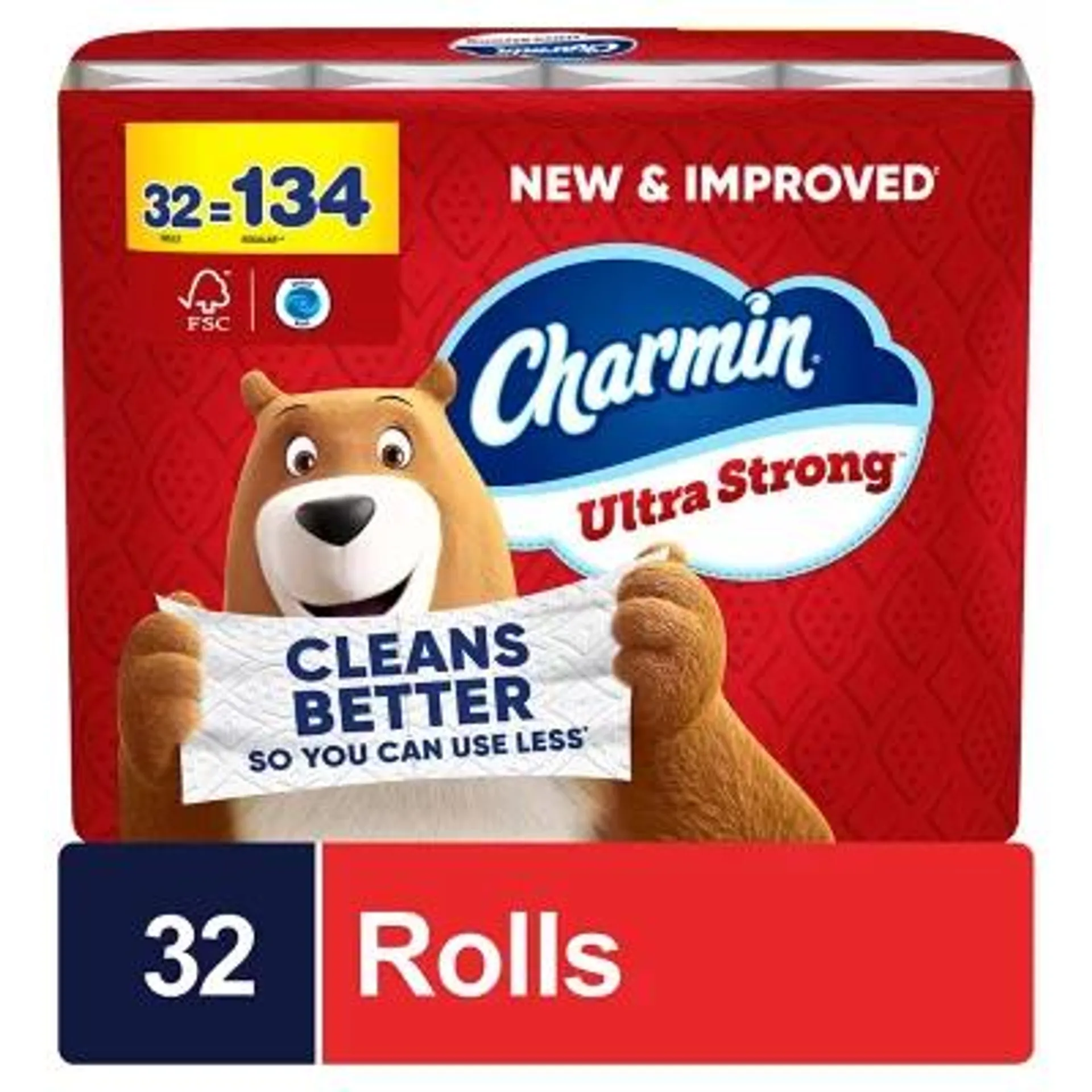 Charmin Ultra Strong 2-Ply Toilet Paper 231 sheets/roll, 32 rolls