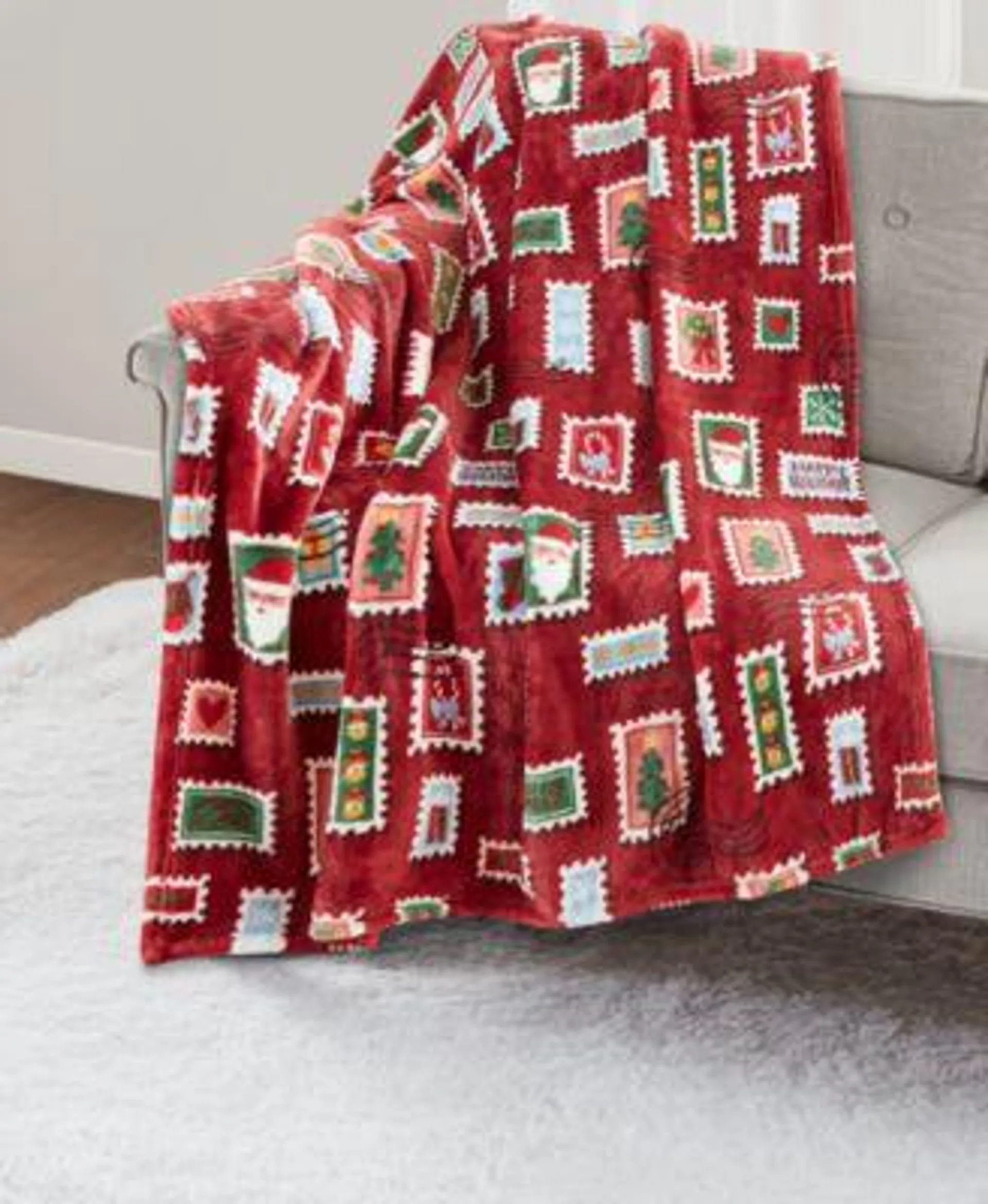 Cozy Plush Printed Throw, 50" x 70", Exclusively at Macy’s (A $30.00 value)