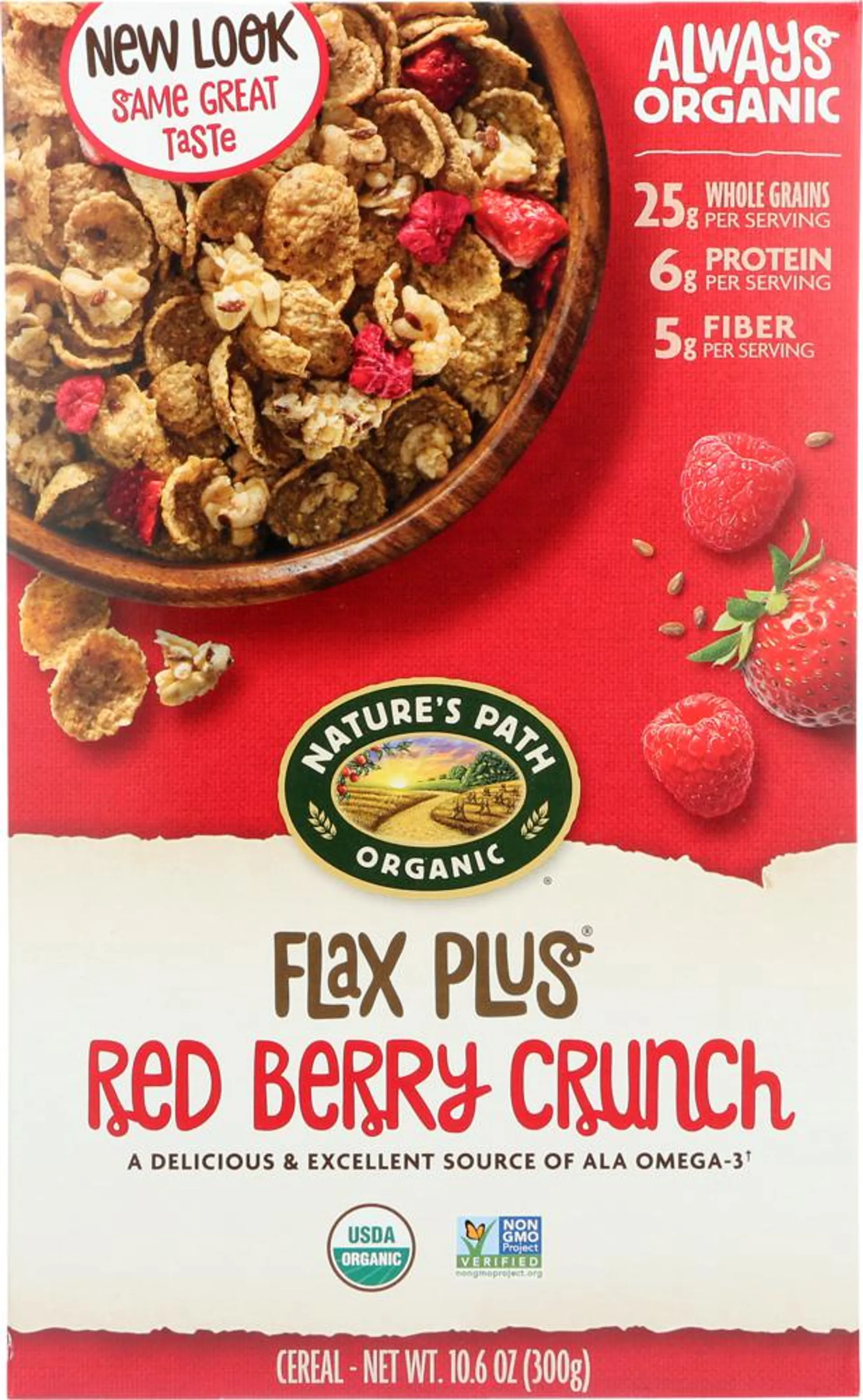 Cereal Flax Plus Red Berry Crunch