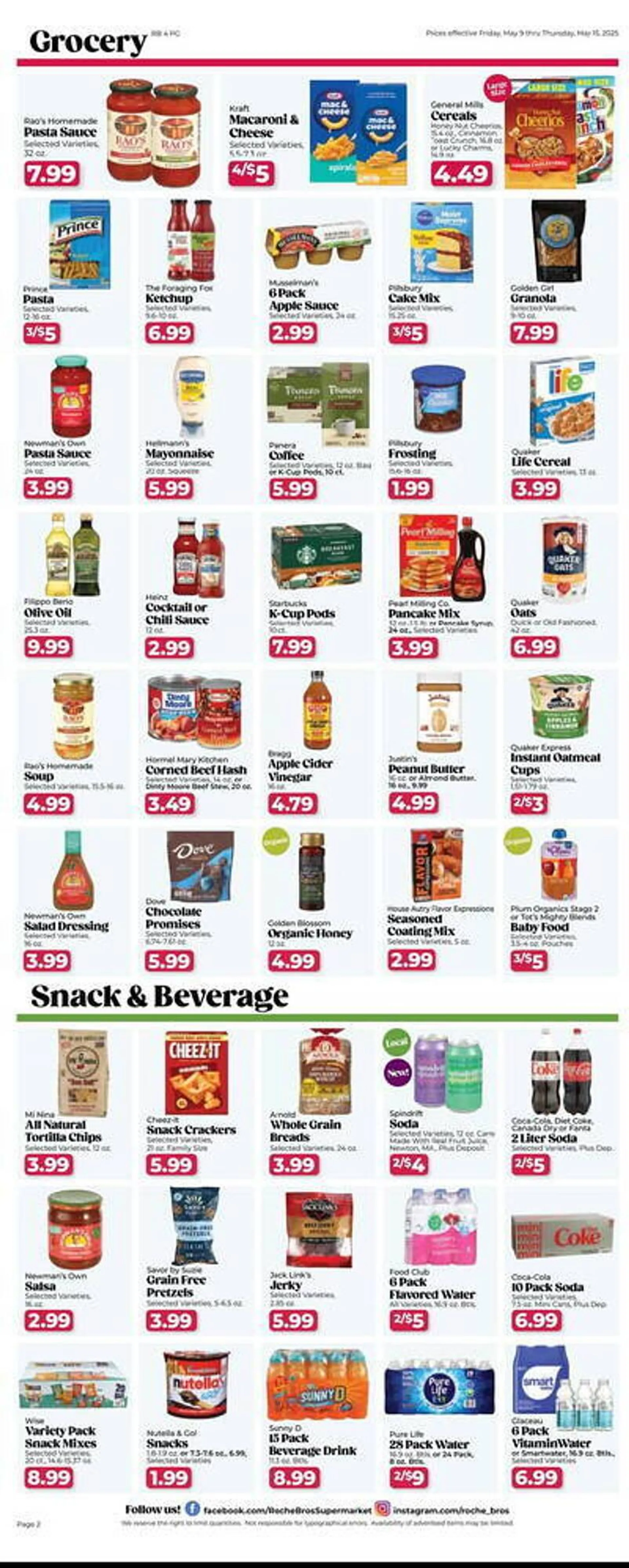 Weekly ad Roche Bros Weekly Ad from May 9 to May 15 2025 - Page 2
