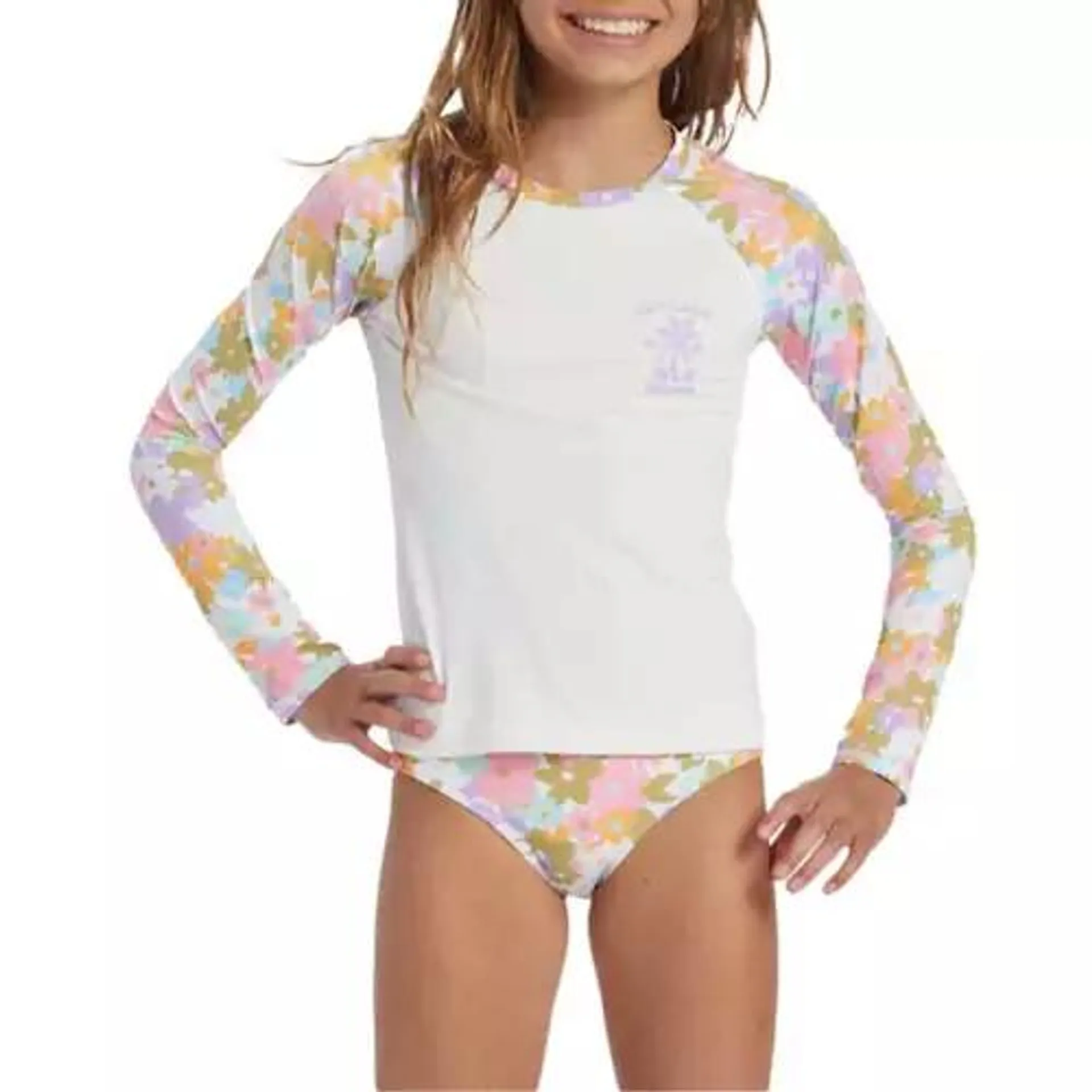 Girls' Billabong Kissed By The Sun Swim Rashguard