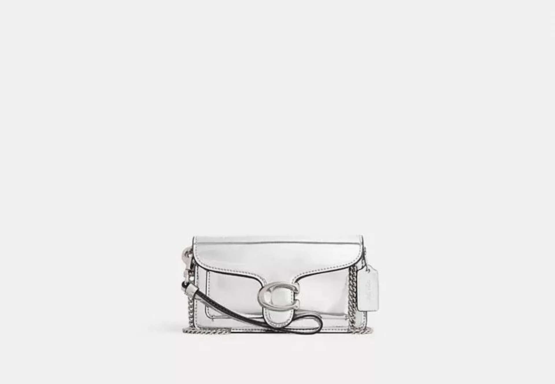 Tabby Crossbody In Silver Metallic