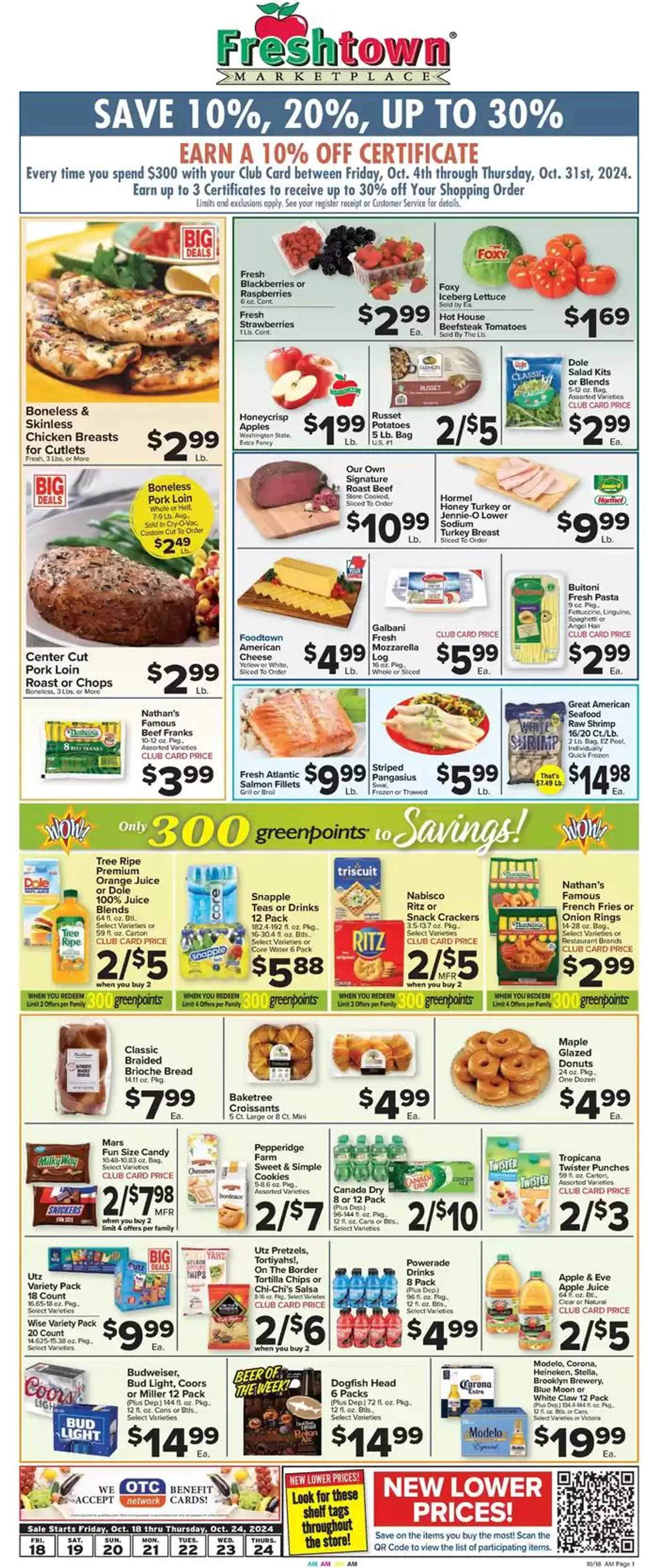 Weekly ad Top offers for all bargain hunters from October 18 to October 24 2024 - Page 1