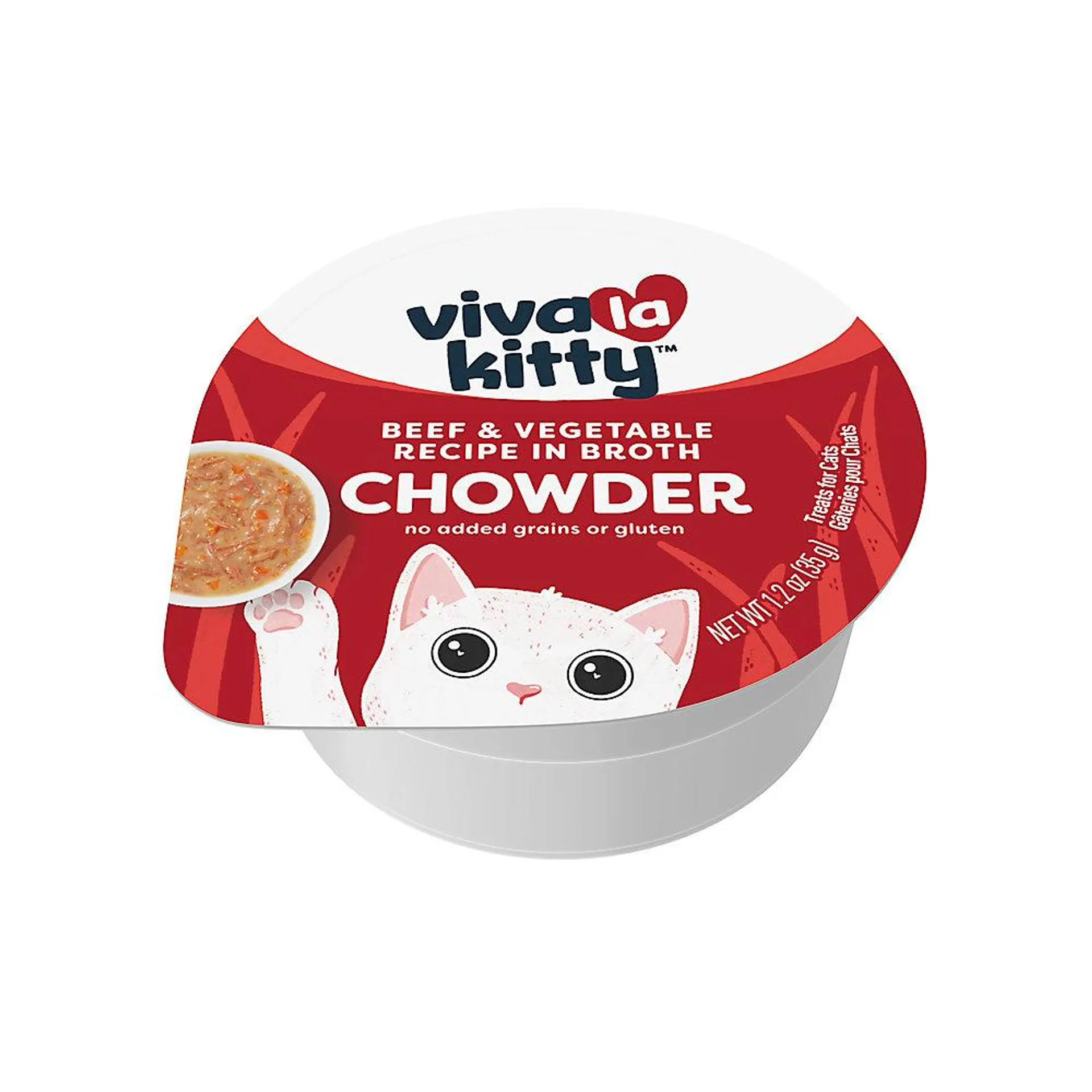 Viva La Kitty® Chowder Cat Treat - Grain Free, High Protein