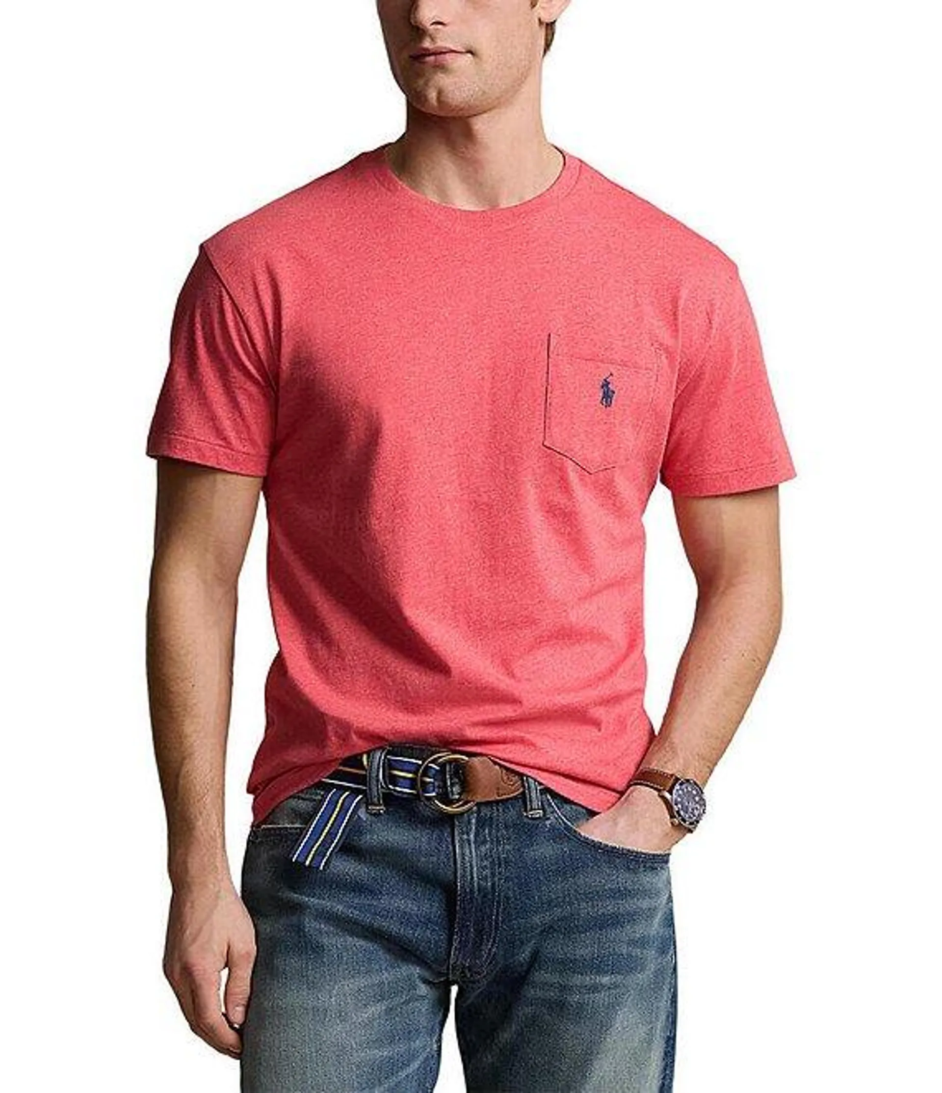 Classic Fit Jersey Short Sleeve Pocket T-Shirt