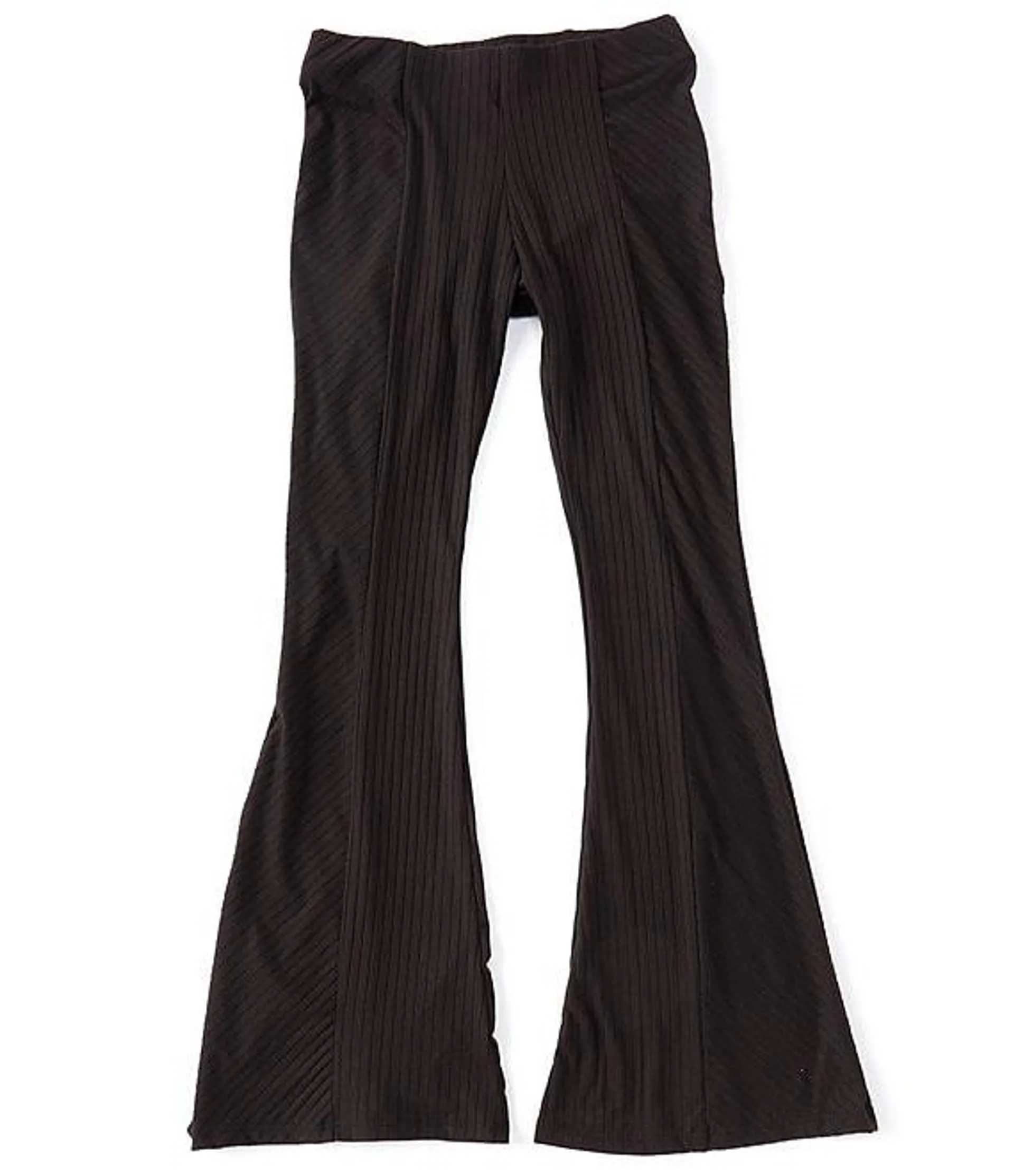 Big Girls 7-16 Ribbed Flare-Leg Pants