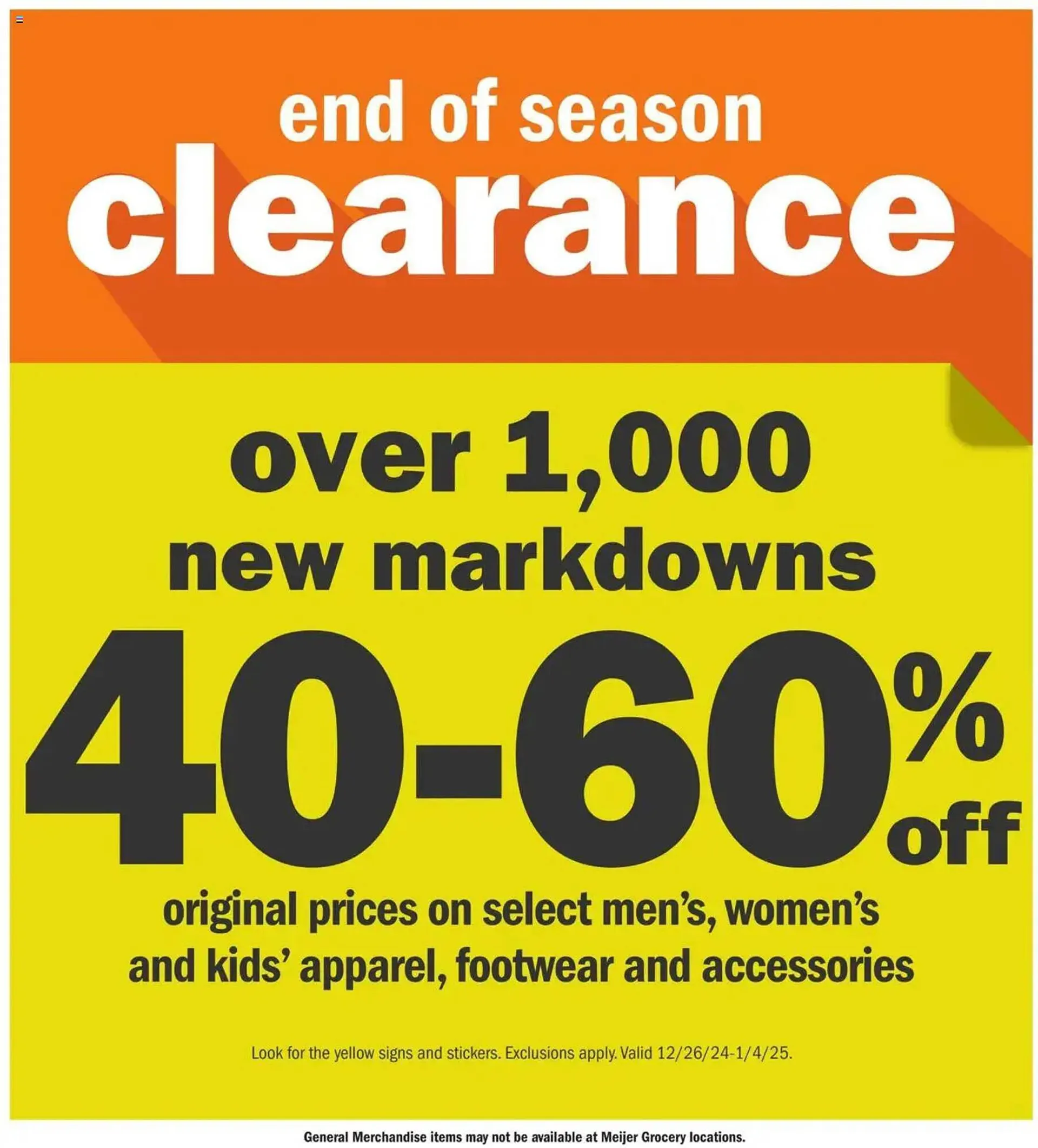 Weekly ad Meijer Weekly Ad from December 26 to January 4 2025 - Page 2