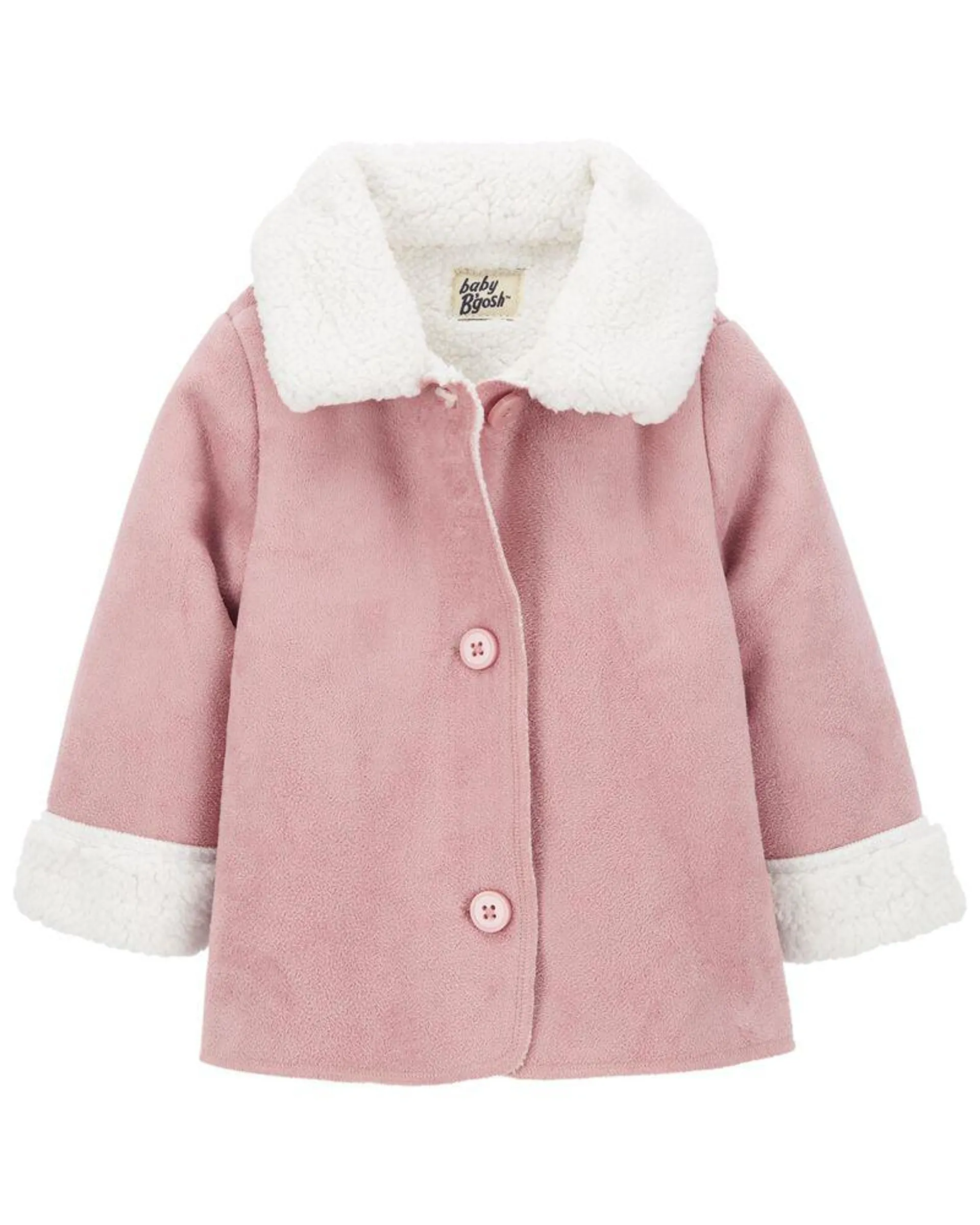 Baby Pink Poodle Fleece Jacket