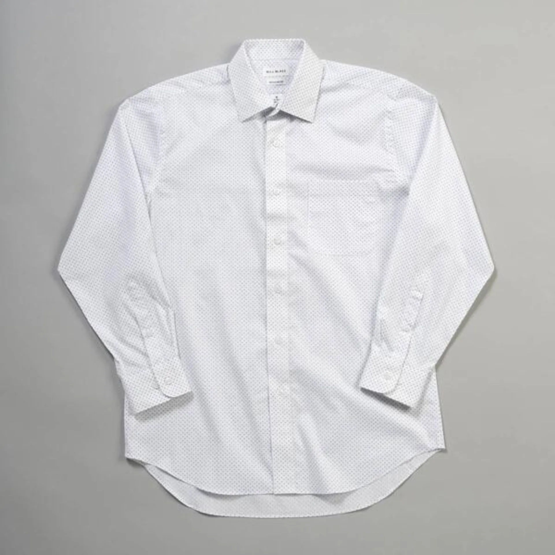 Mens Bill Blass Regular Fit Dress Shirt - White