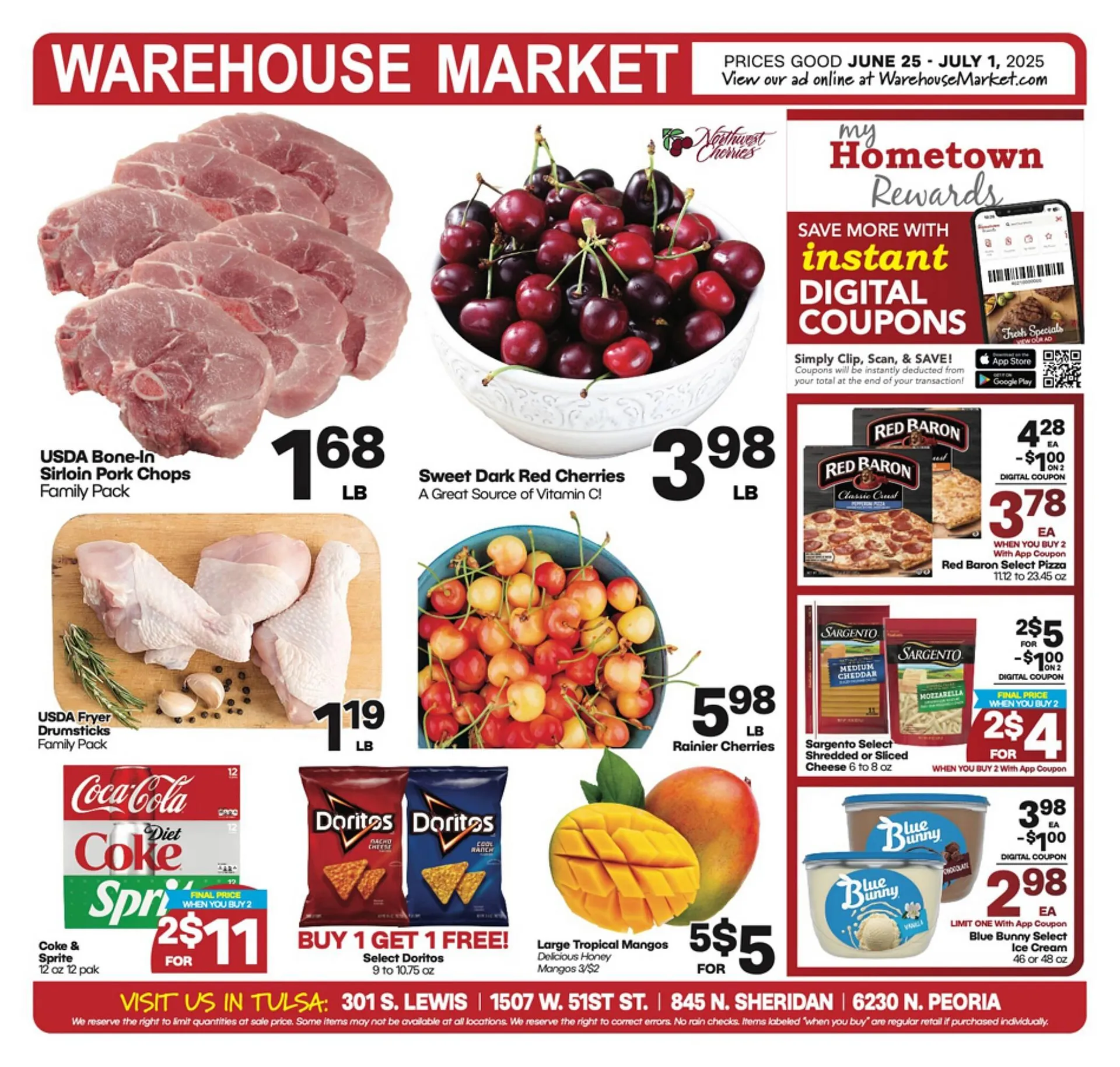Weekly ad Warehouse Market Weekly Ad from June 25 to July 1 2025 - Page 1