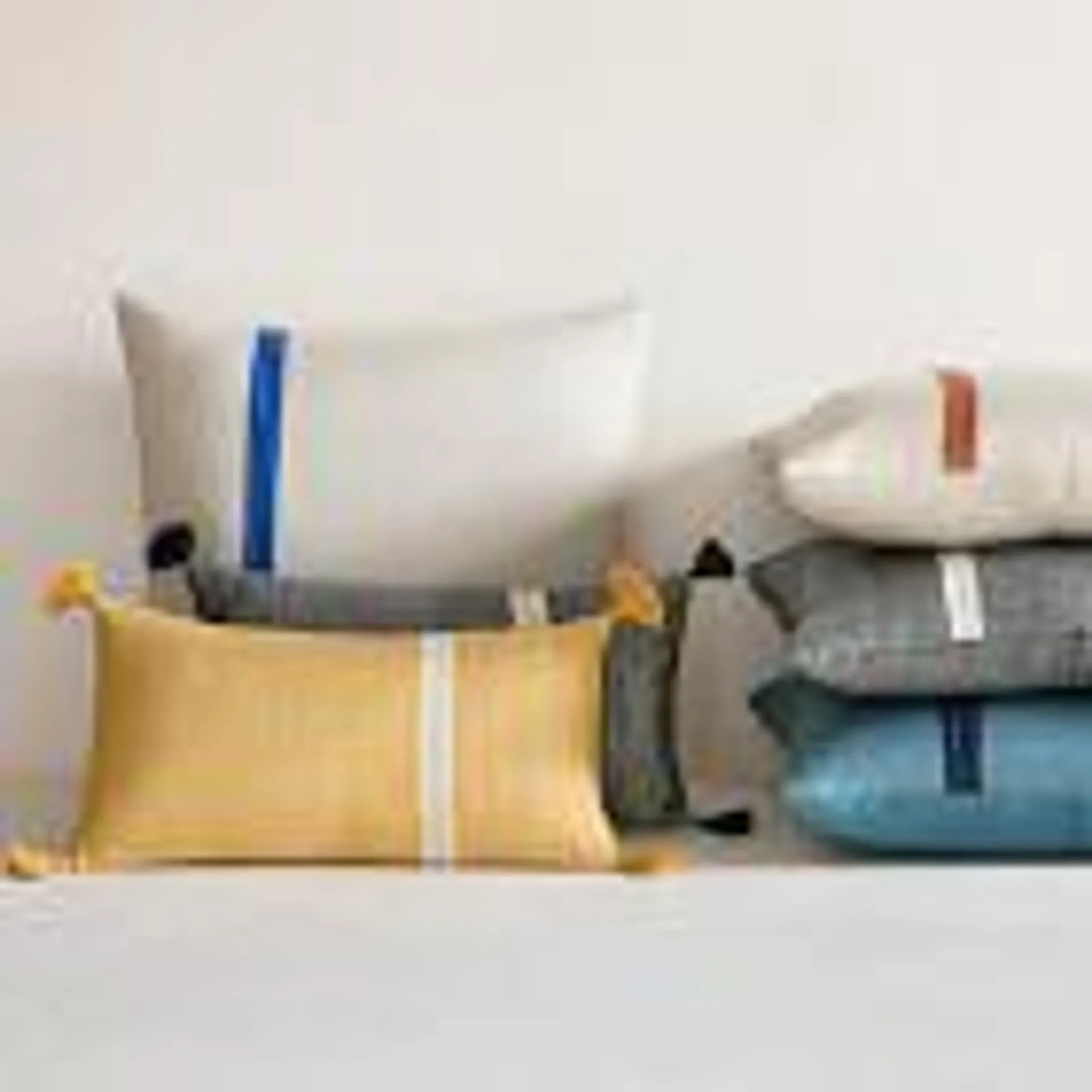 Silk Mono Stripe Pillow Cover - Clearance