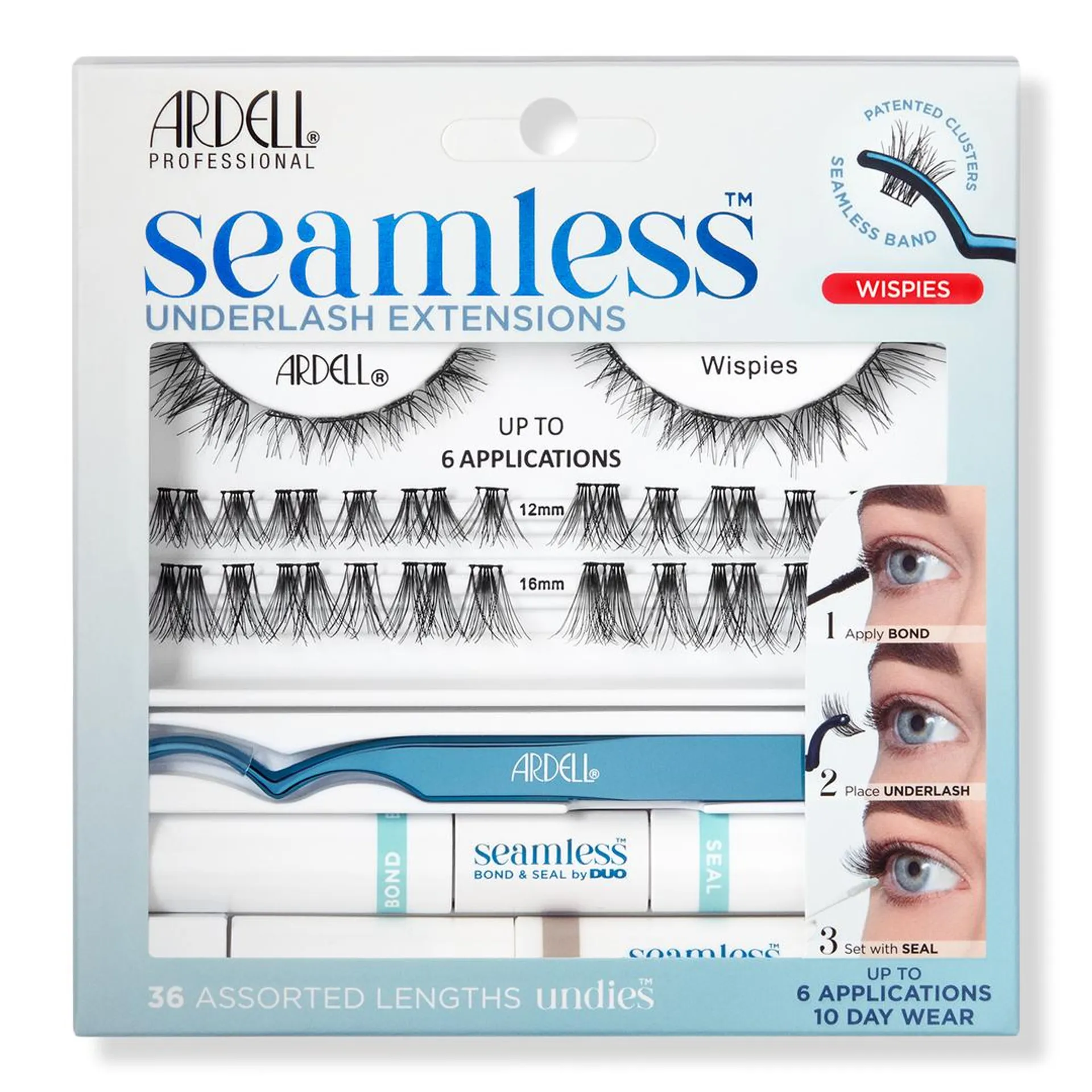 Seamless Underlash Extension Kit - Wispies