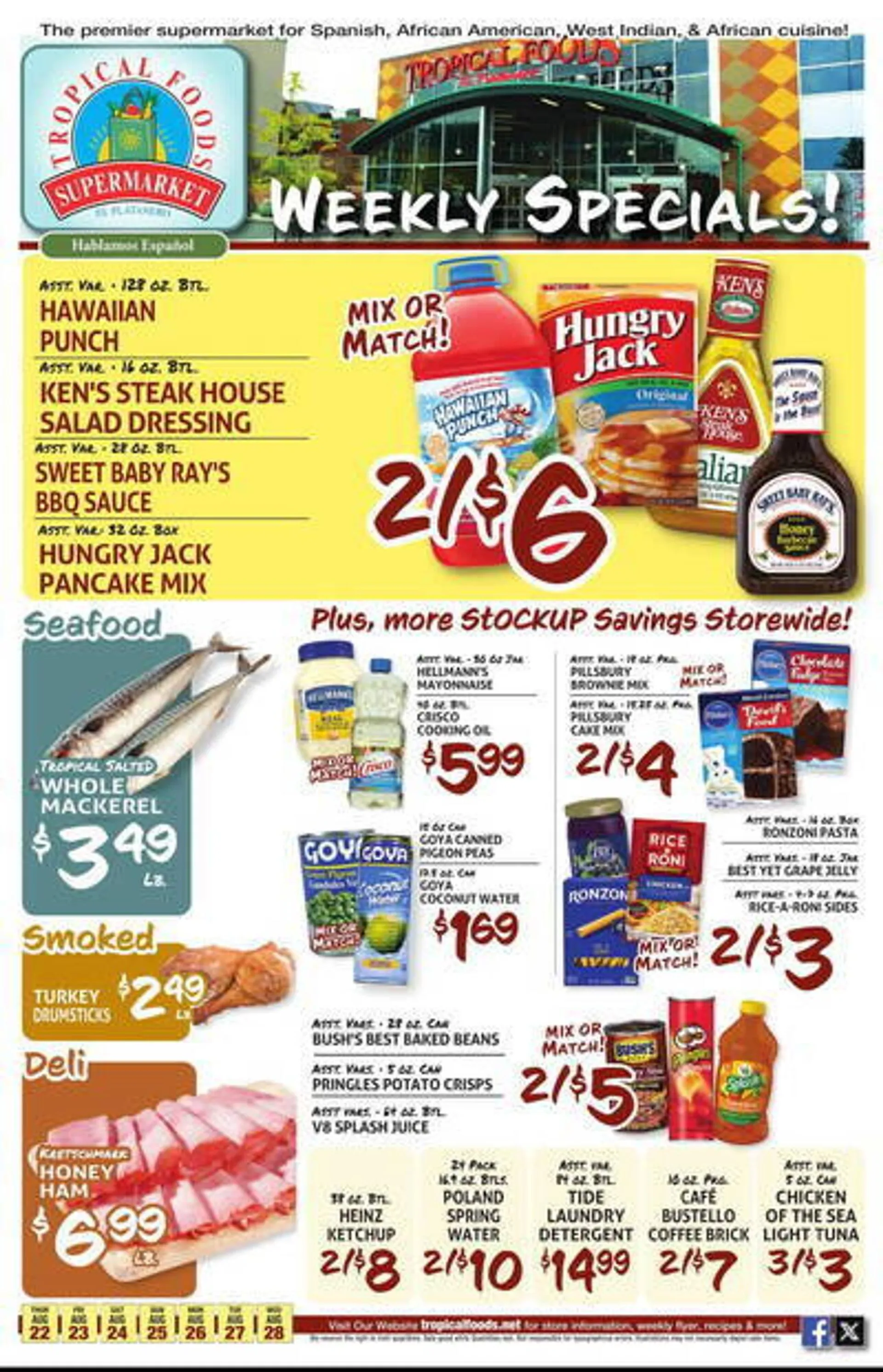 Tropical Foods Supermarket Weekly Ad - 1