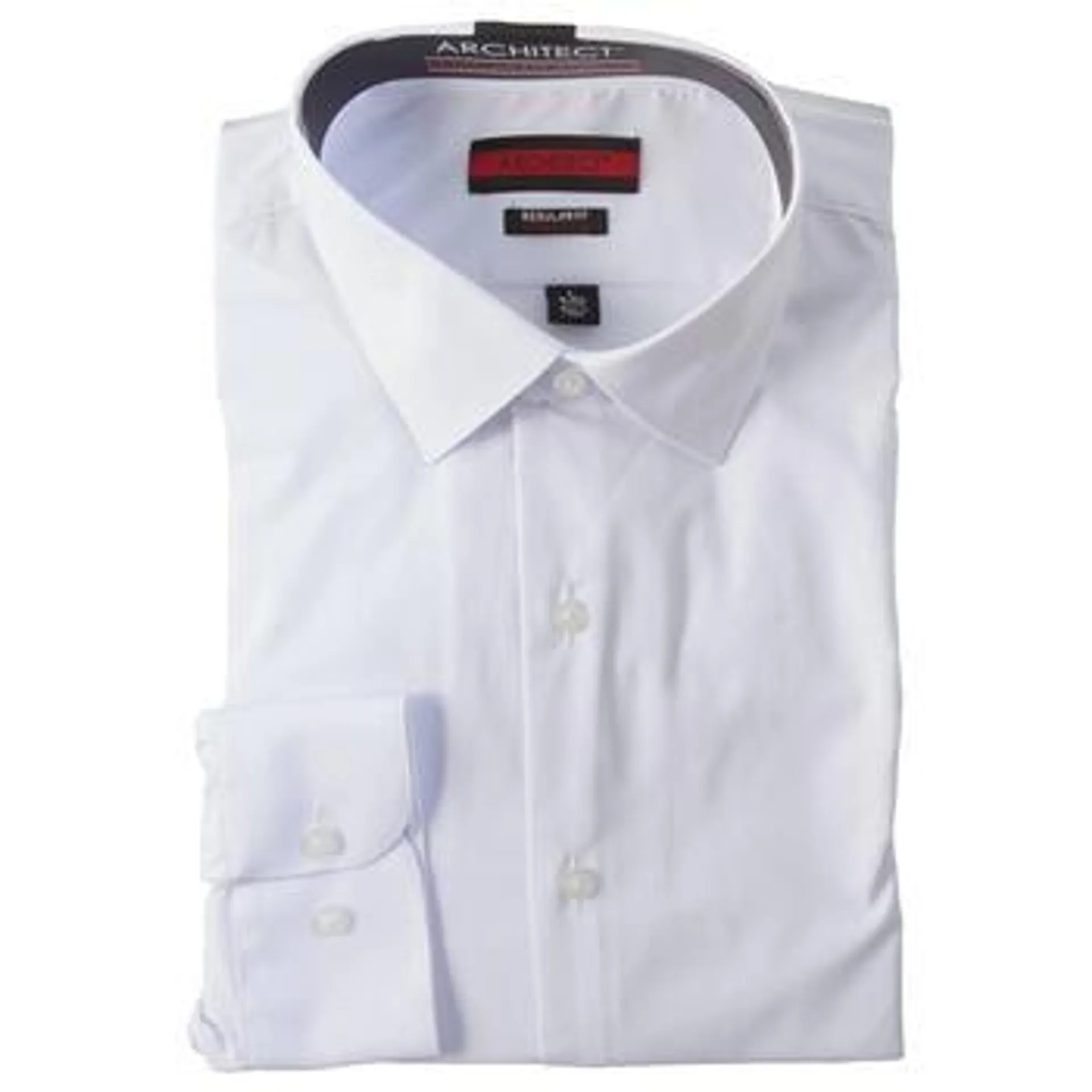 Mens Architect® Regular Fit Stretch Dress Shirt - White