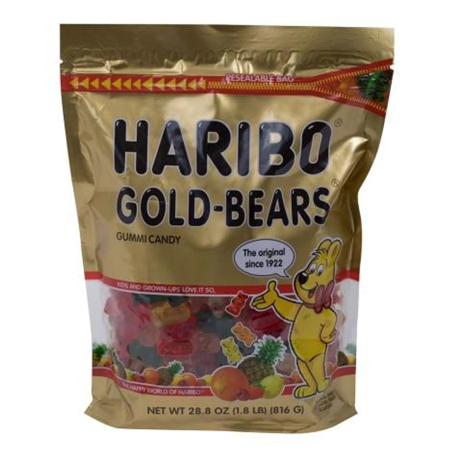 Haribo Gold-Bears Gummi Candy, 28.8 oz