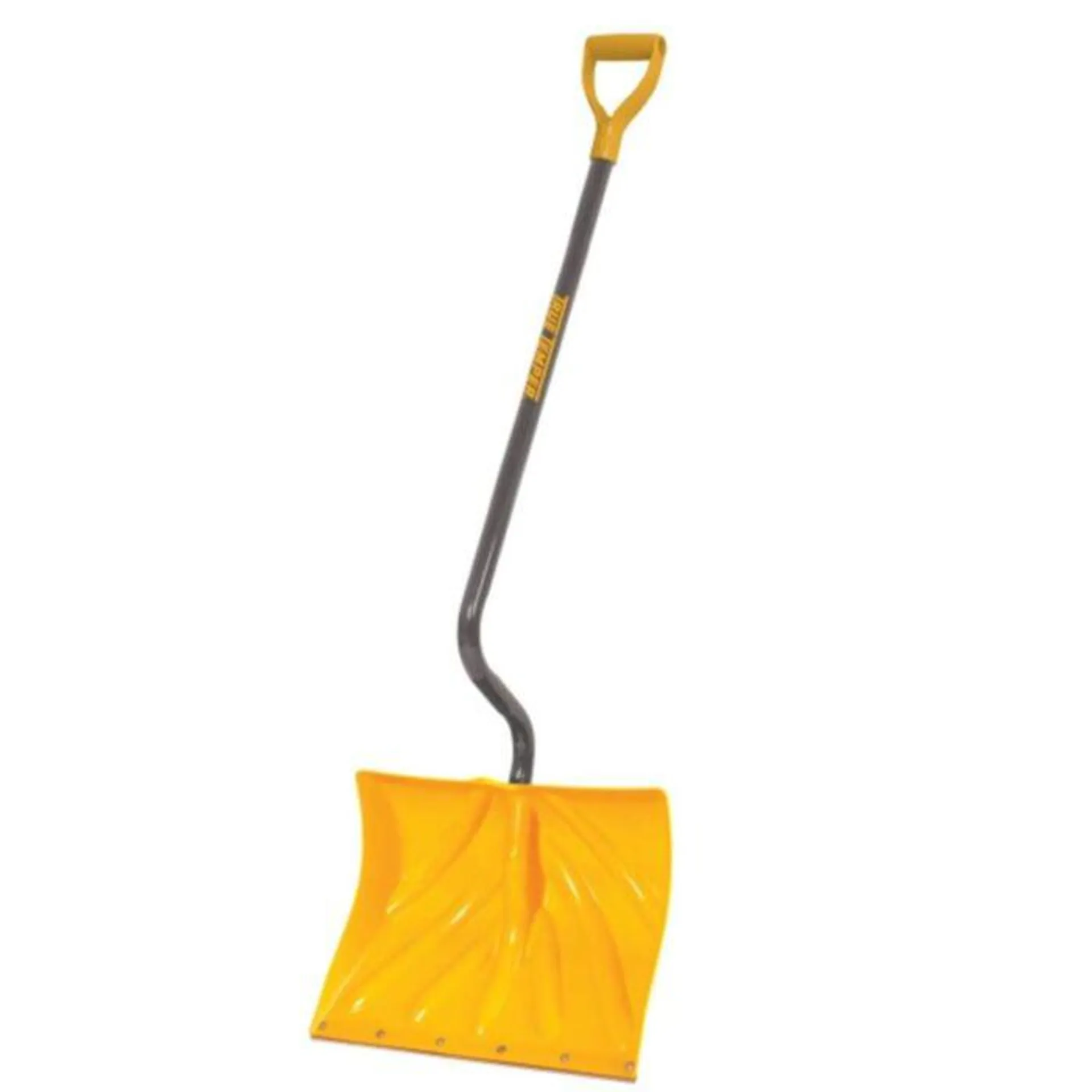 True Temper 18 in Poly Combo Snow Shovel With D-Grip On Ergonomic Steel Handle
