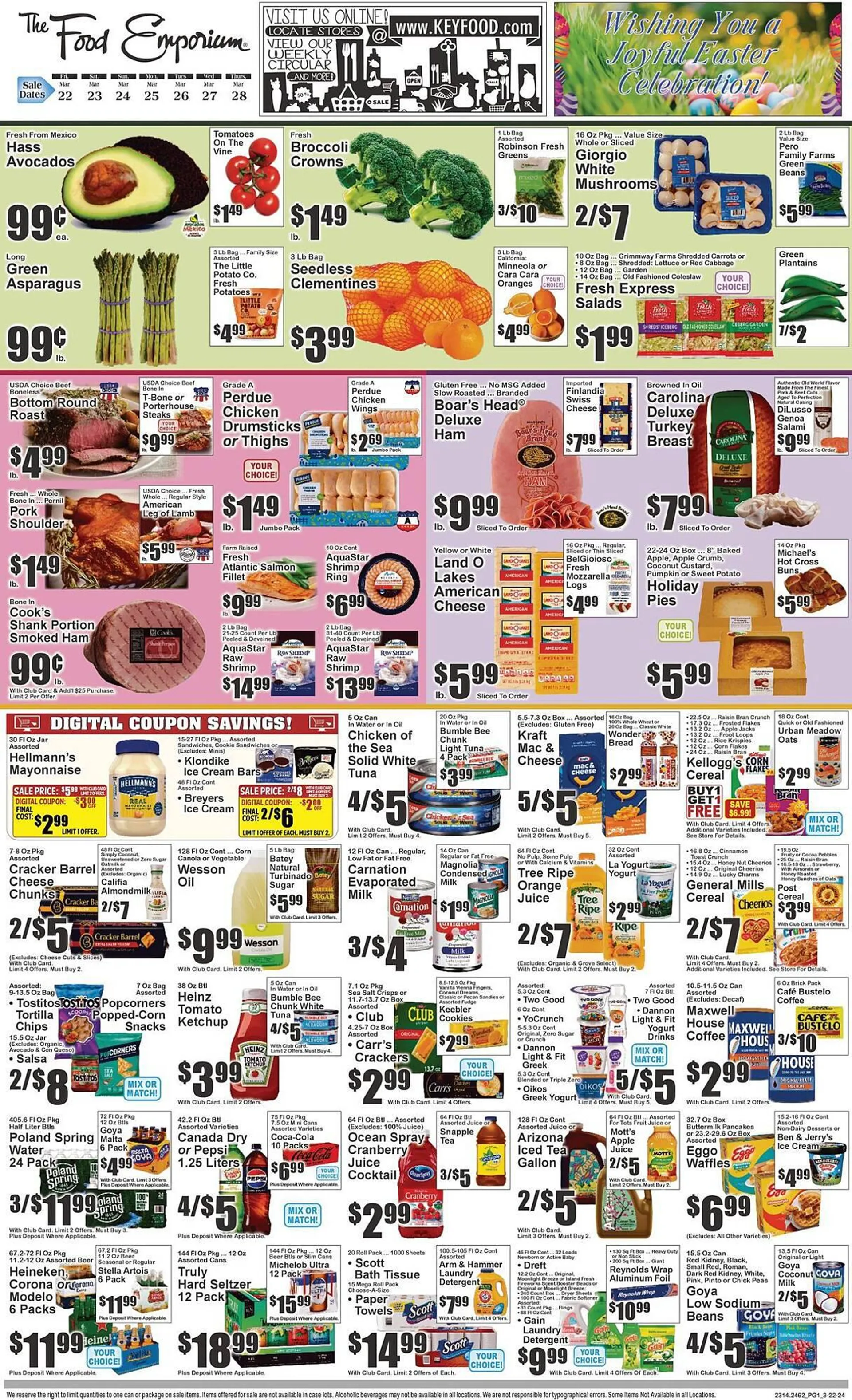Weekly ad The Food Emporium Weekly Ad from March 26 to March 28 2024 - Page 1
