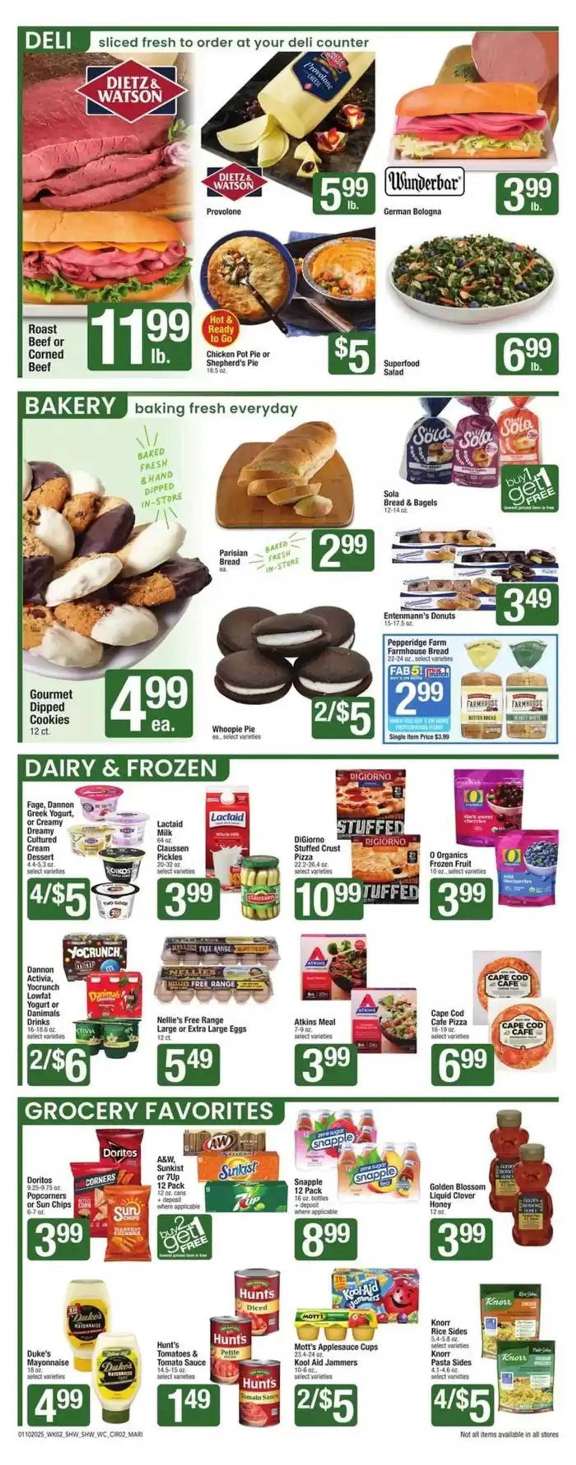 Weekly ad Shaw's flyer from January 10 to January 16 2025 - Page 2