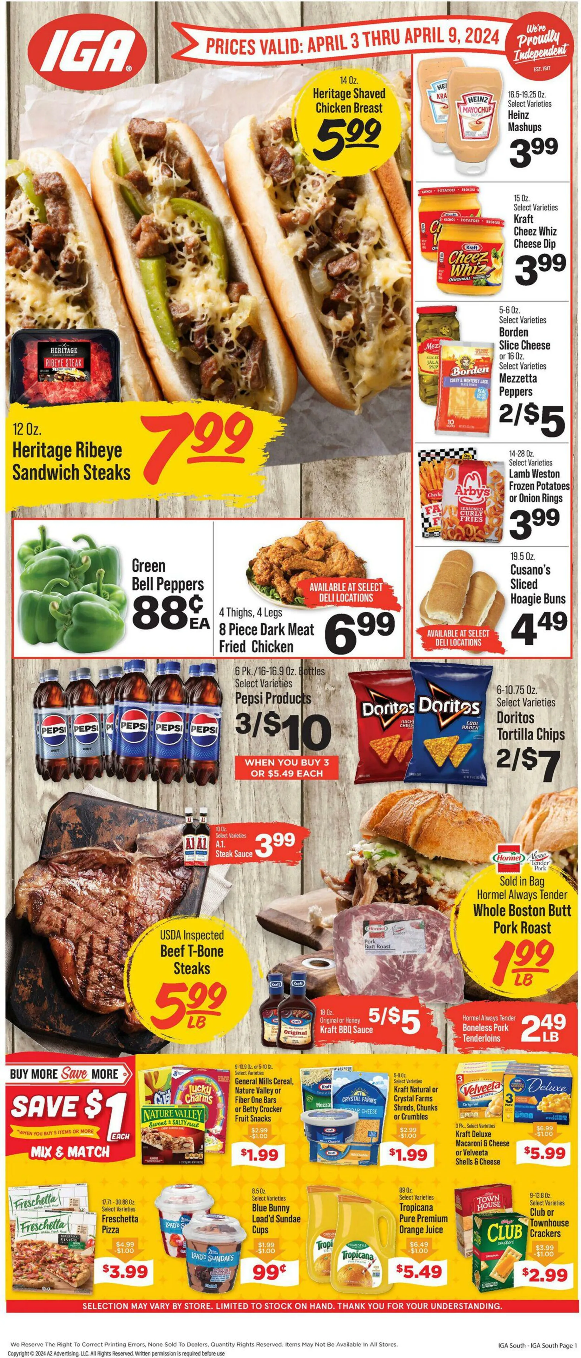 Weekly ad IGA Current weekly ad from April 3 to April 9 2024 - Page 