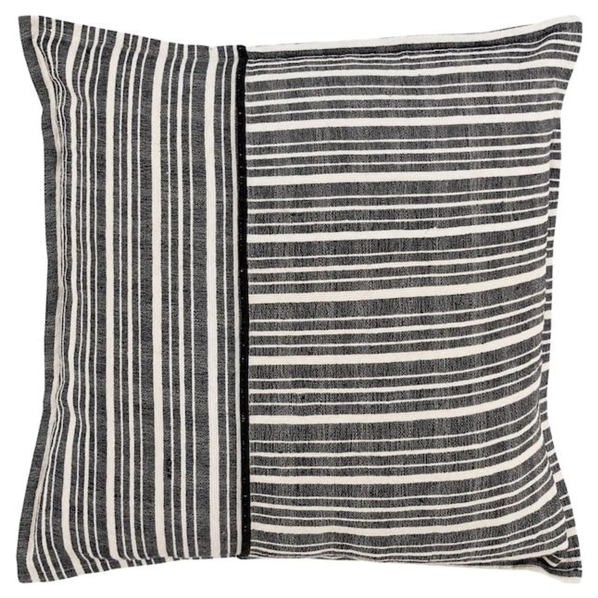 Rizzy Home 20-in x 20-in Black Indoor Decorative Pillow