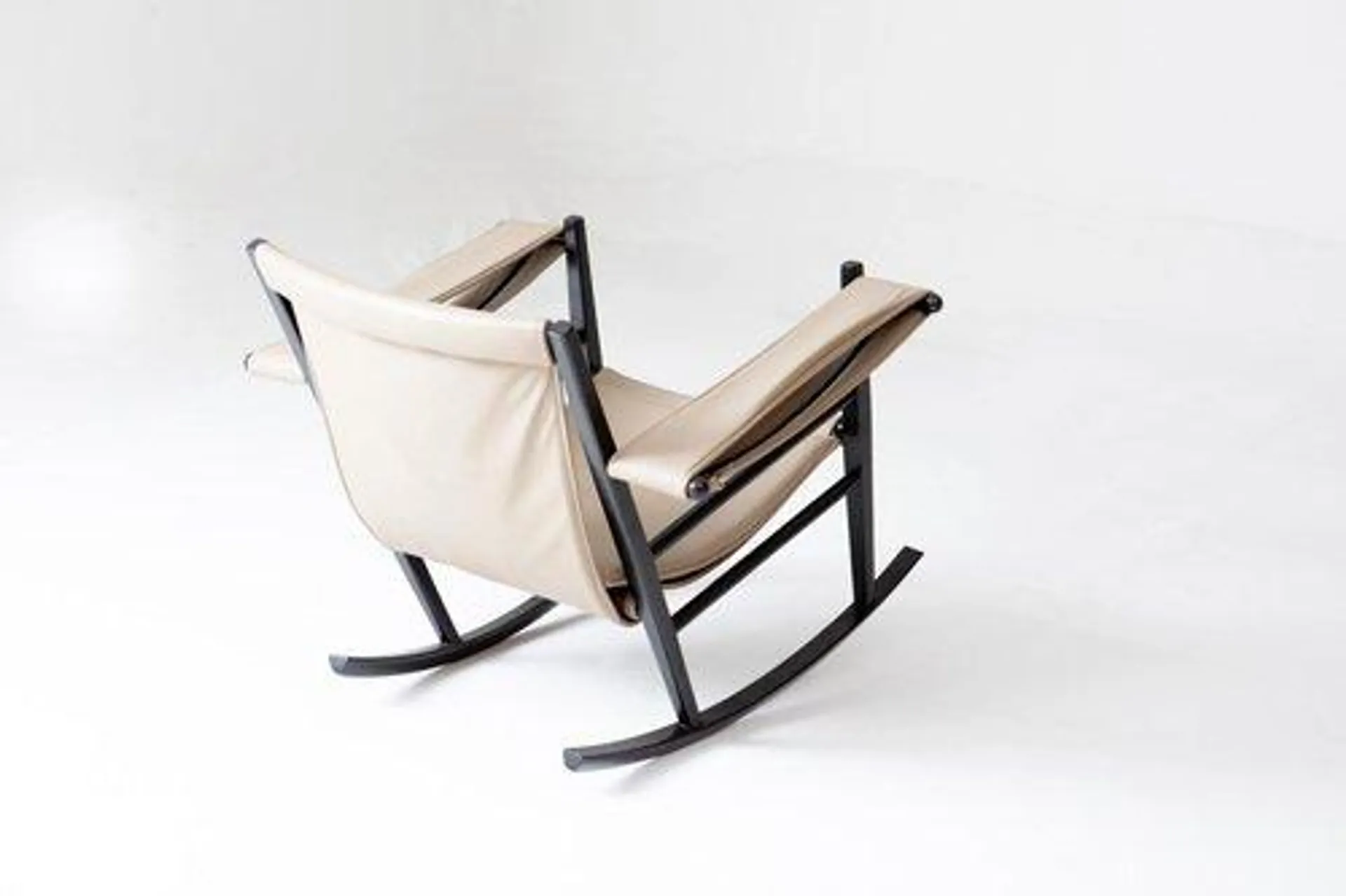 Mid-Century Modern Rocking Chair attributed to Joaquim Tenreiro, 1950s