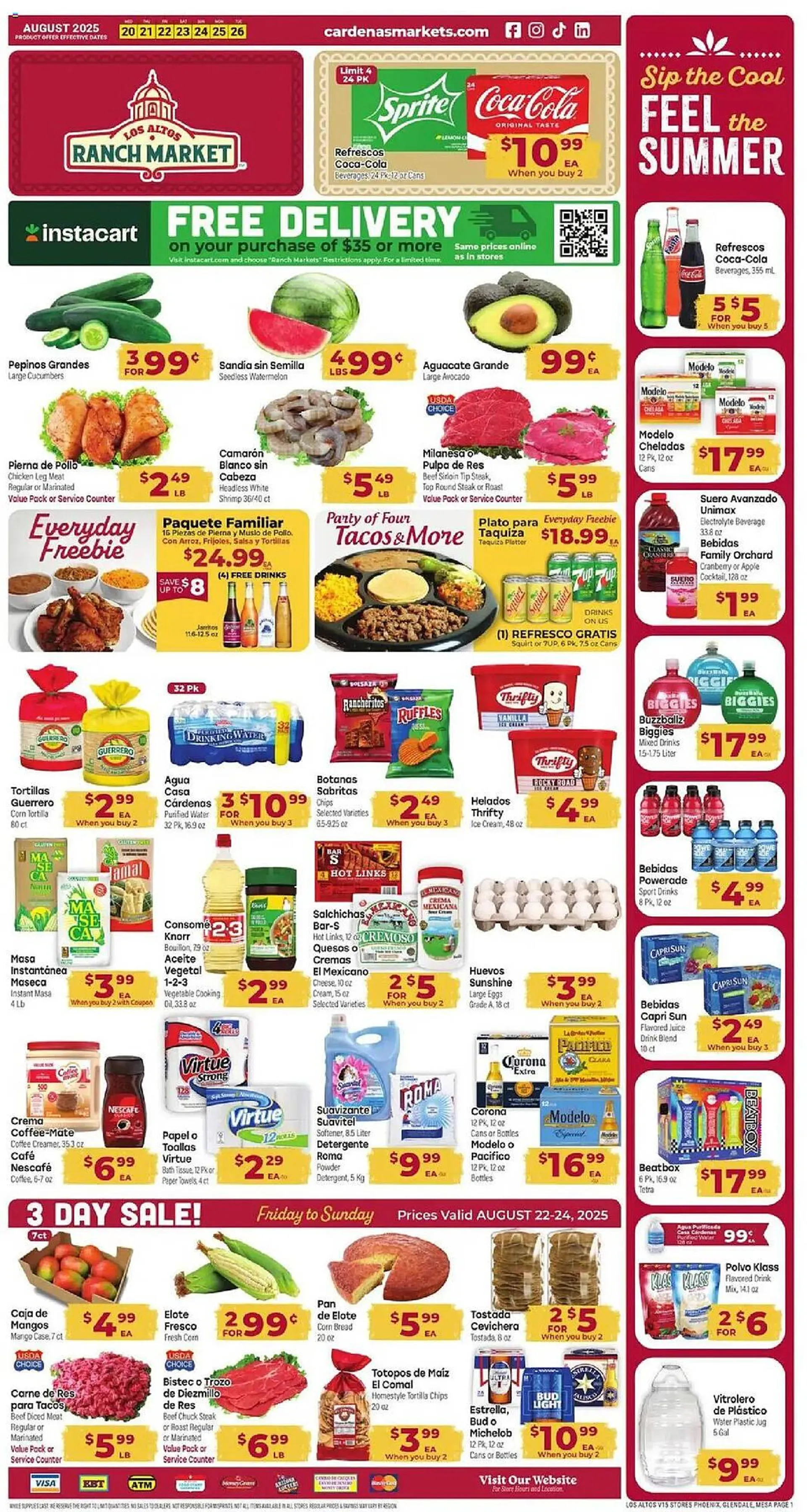 Weekly ad Cardenas Weekly Ad from August 20 to August 27 2025 - Page 1