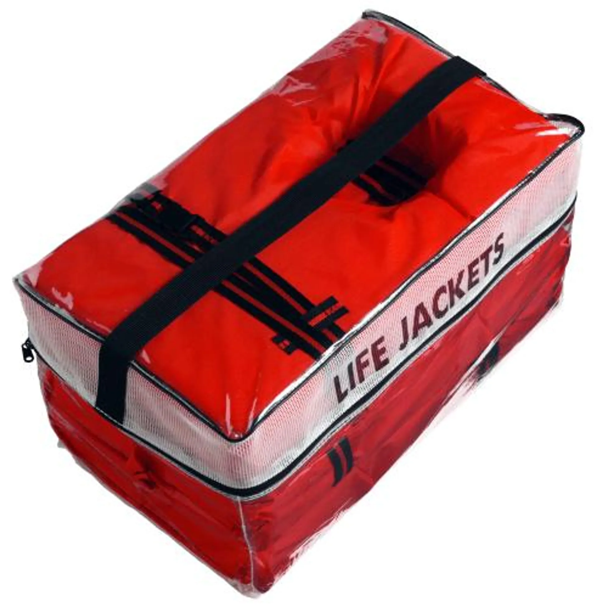 Kent Type II Life Jackets 4-Pack with Vinyl Storage Bag