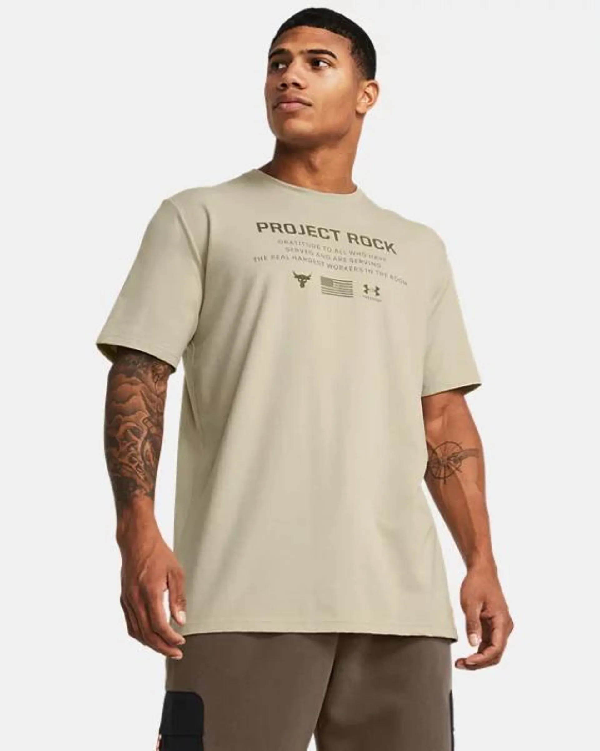 Men's Project Rock Veterans Day Short Sleeve