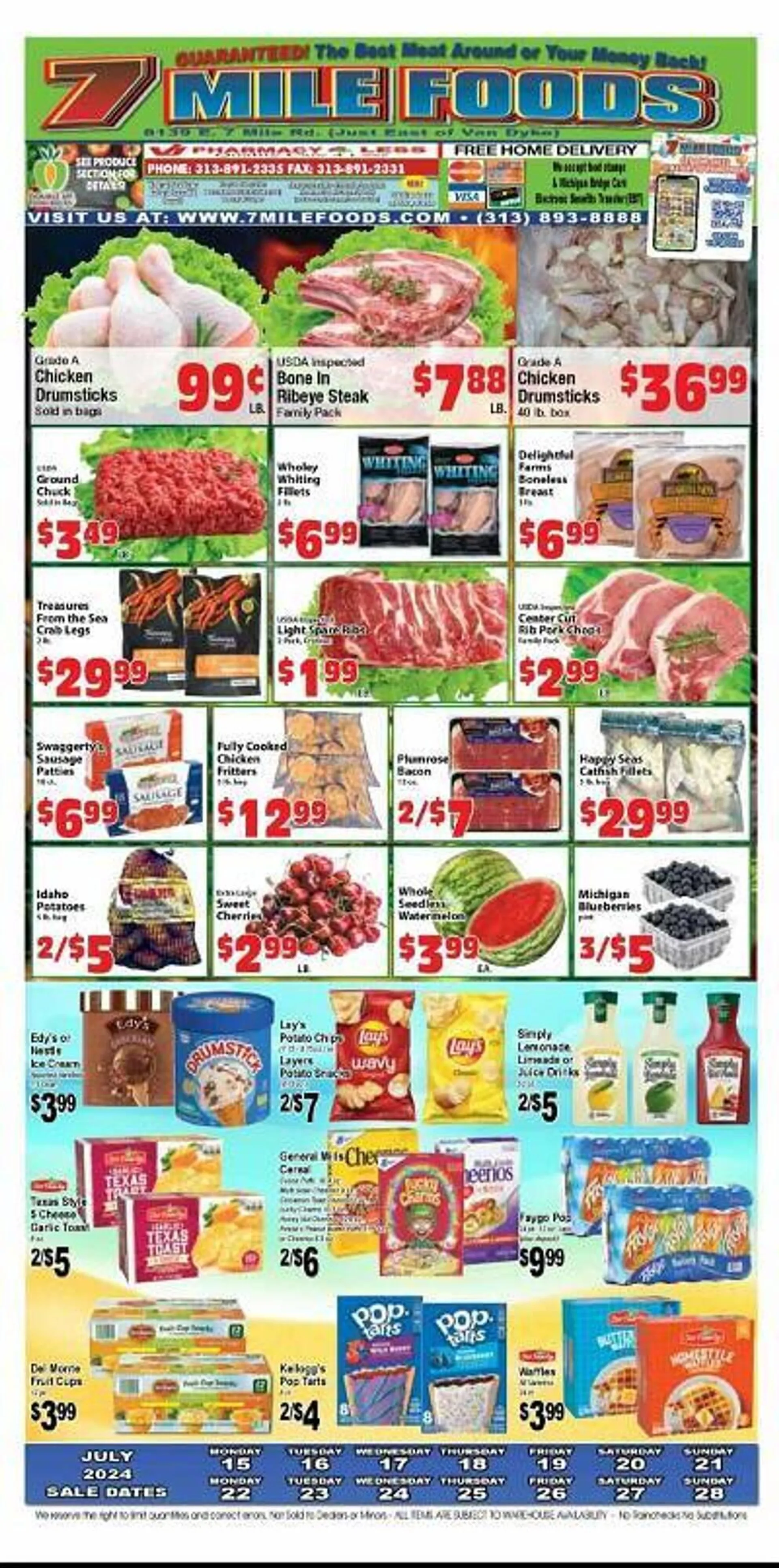 7 Mile Foods Weekly Ad - 1