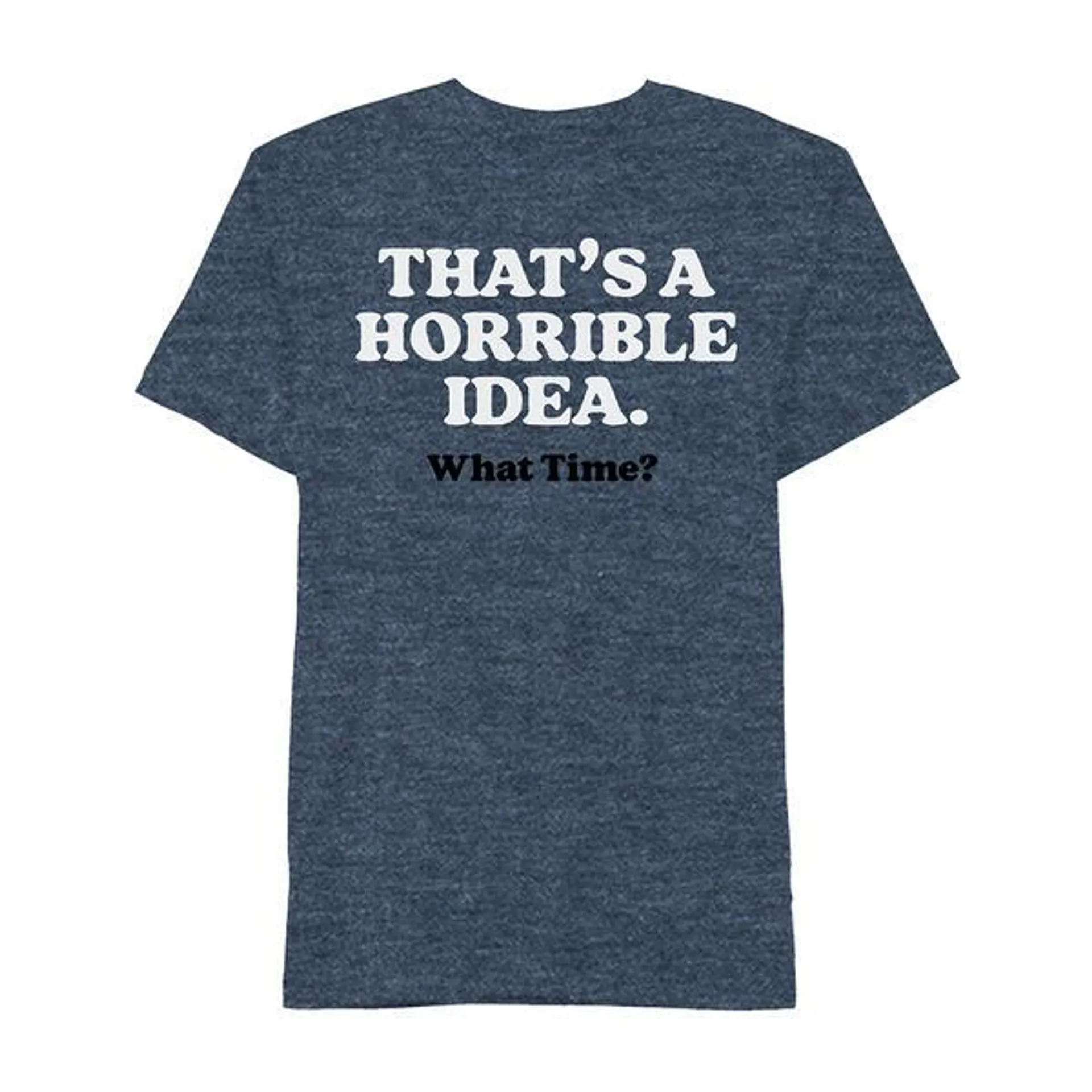 Young Mens Horrible Idea Graphic Tee