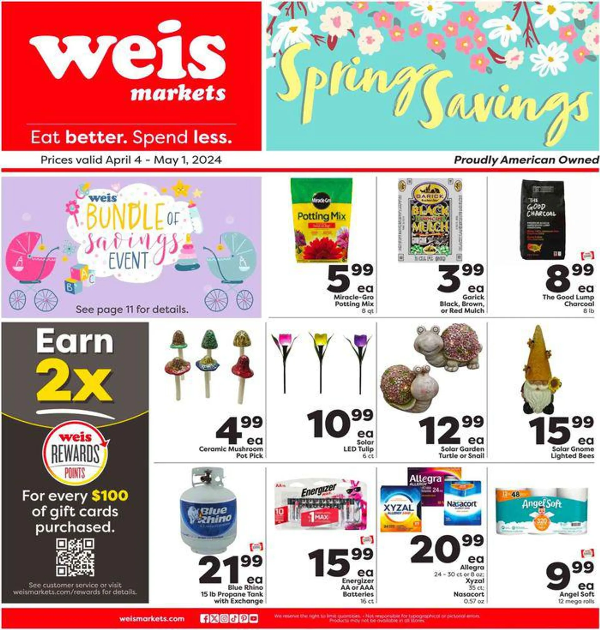 Weekly ad Spring Savings from April 5 to May 1 2024 - Page 