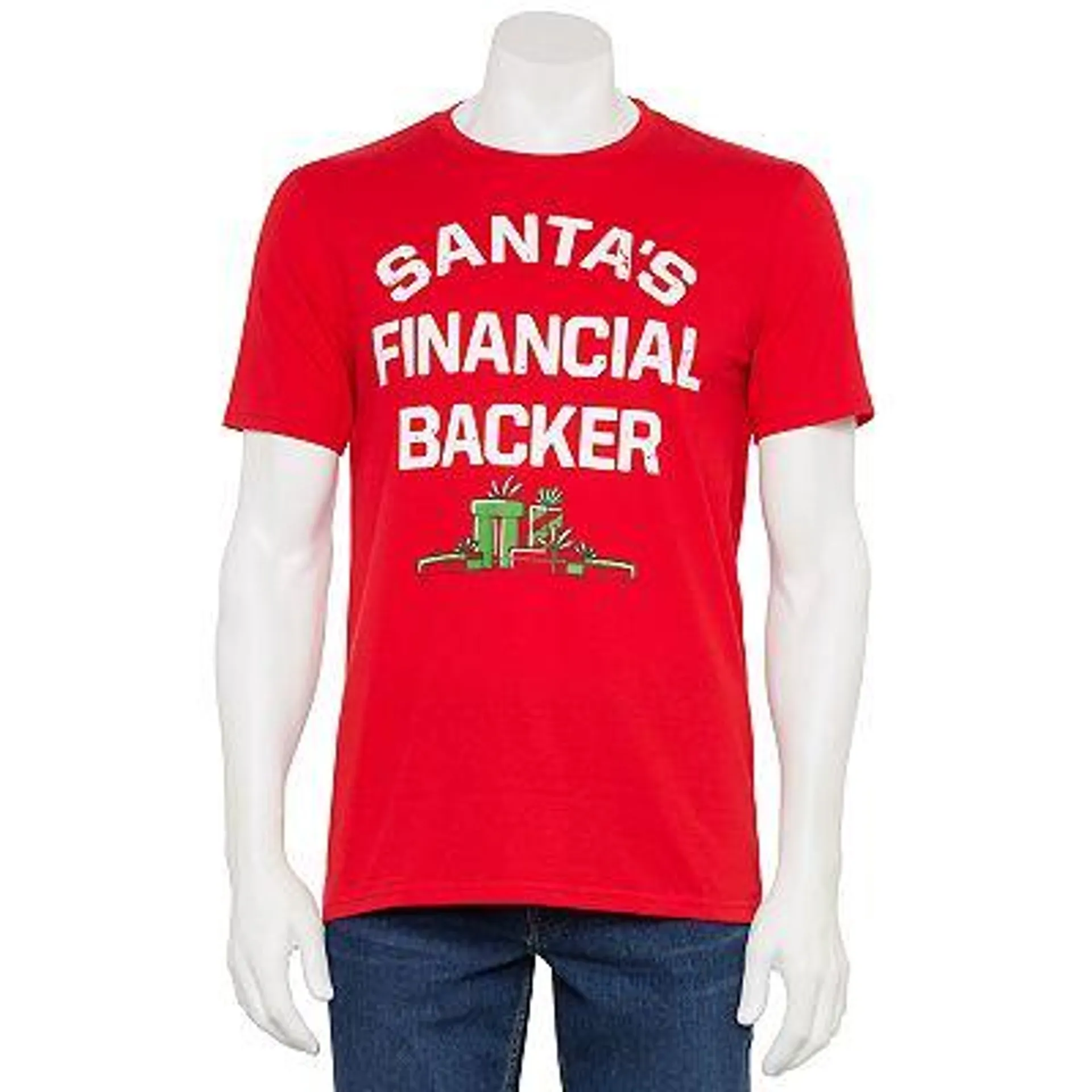 Men's Santa's Financial Backer Graphic Tee