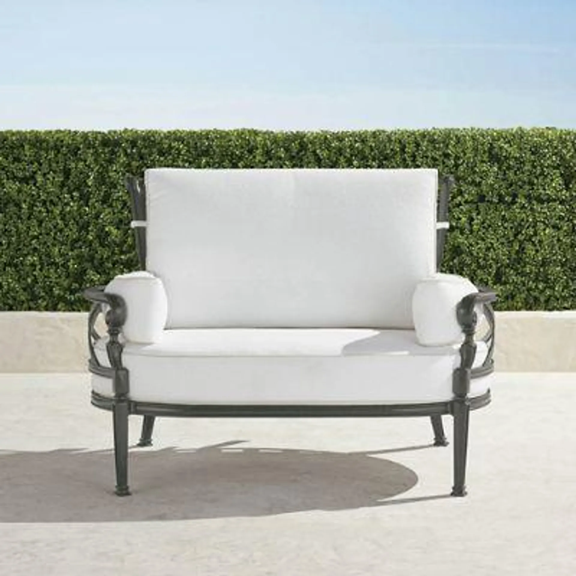 Carlisle Oversized Cuddle Lounge in Slate Aluminum