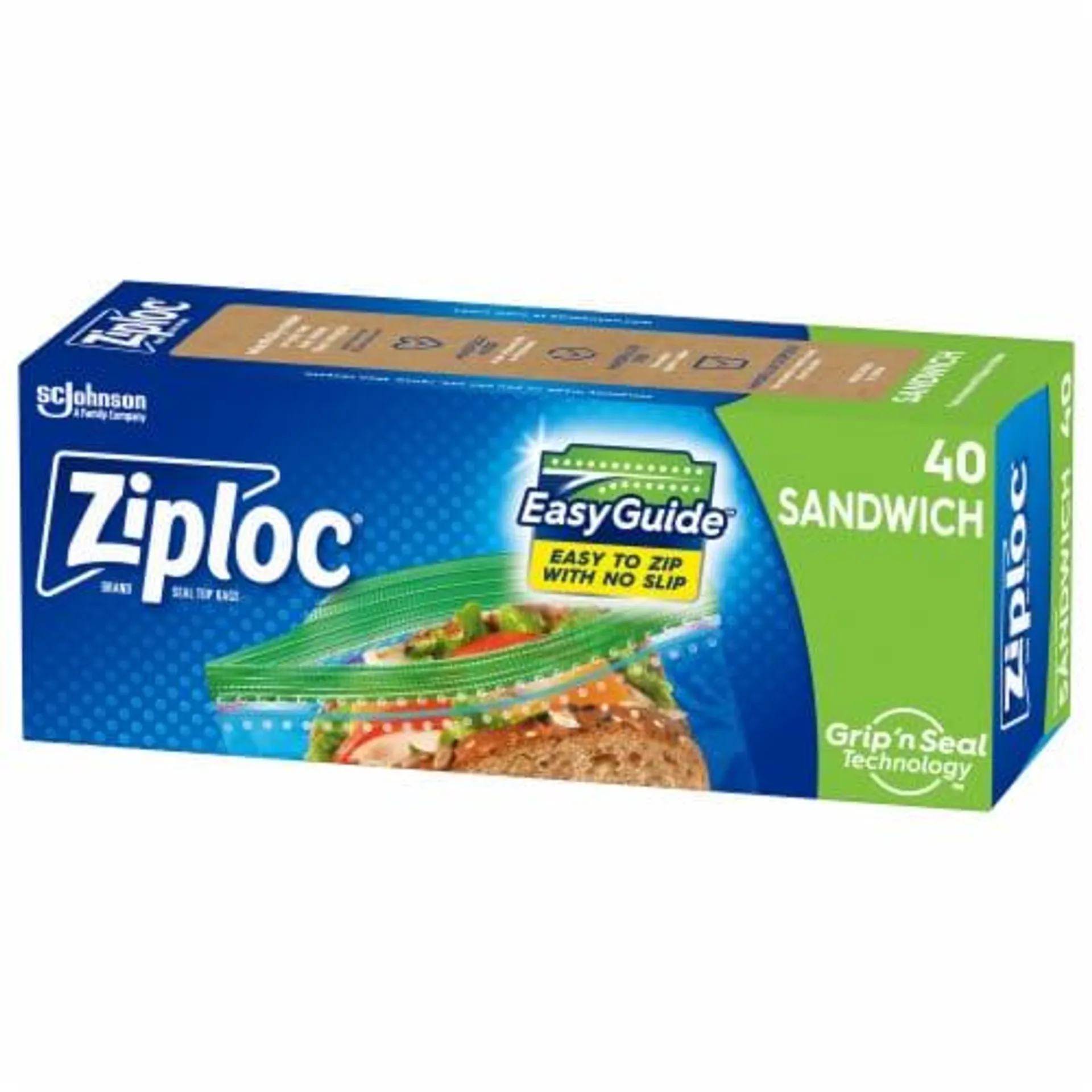 Ziploc® Sandwich Bags with EasyGuide™