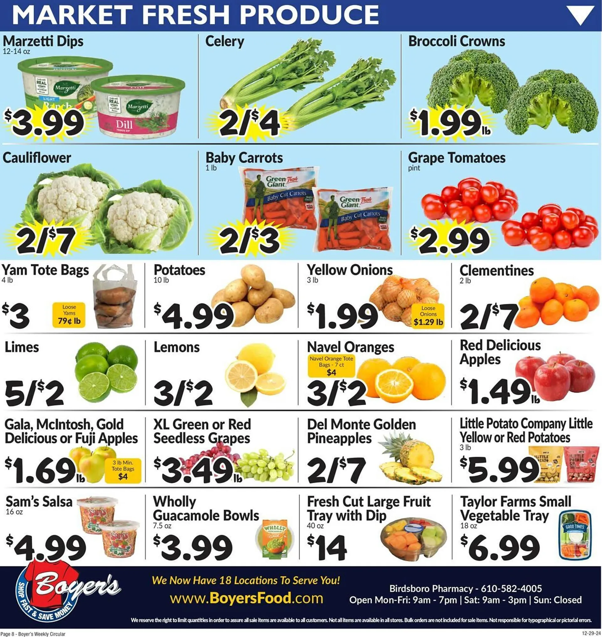 Weekly ad Boyer's Food Markets Weekly Ad from December 29 to January 25 2025 - Page 11