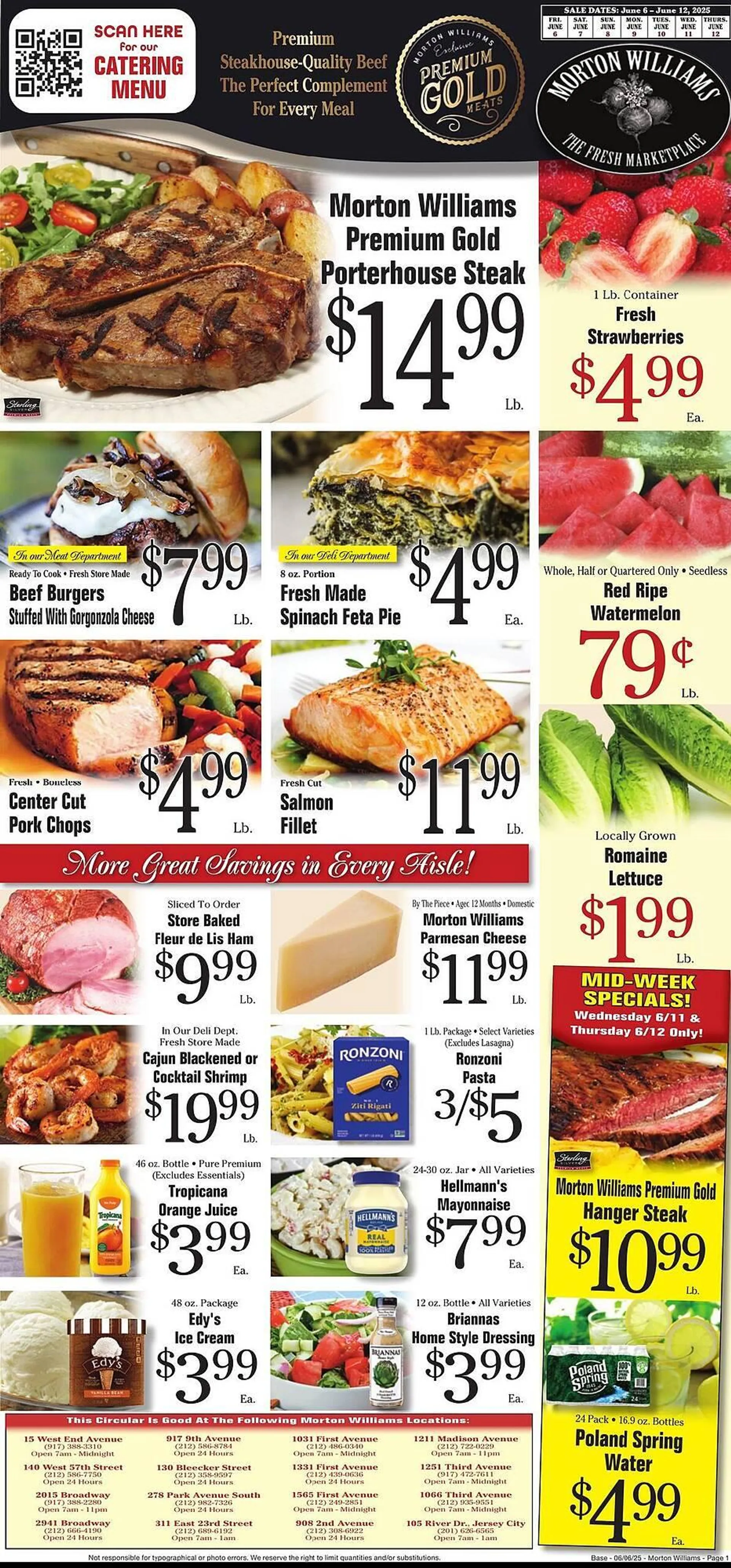 Weekly ad Morton Williams Weekly Ad from June 6 to June 12 2025 - Page 1