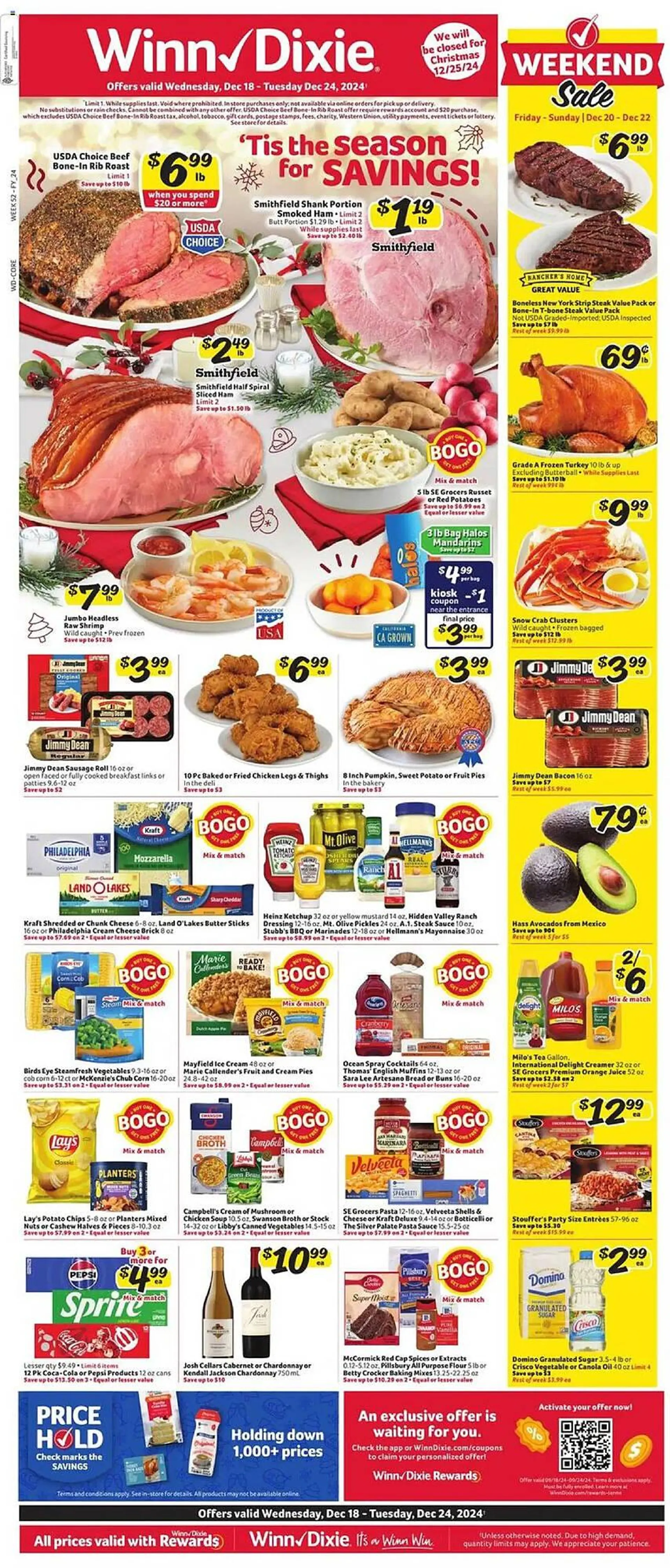 Winn Dixie Weekly Ad - 1