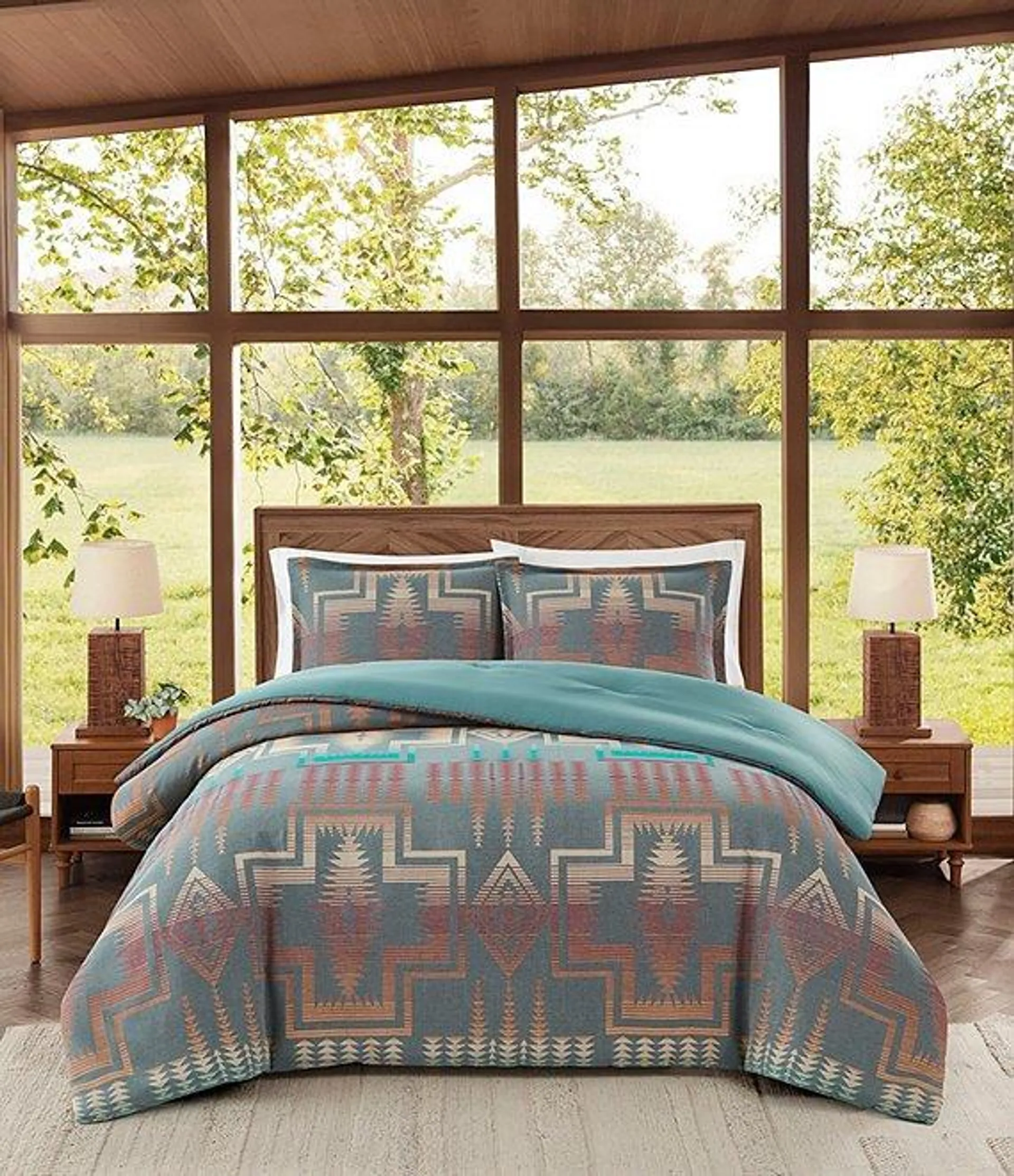 Harding Southwestern Geometric Pattern Comforter Mini Set