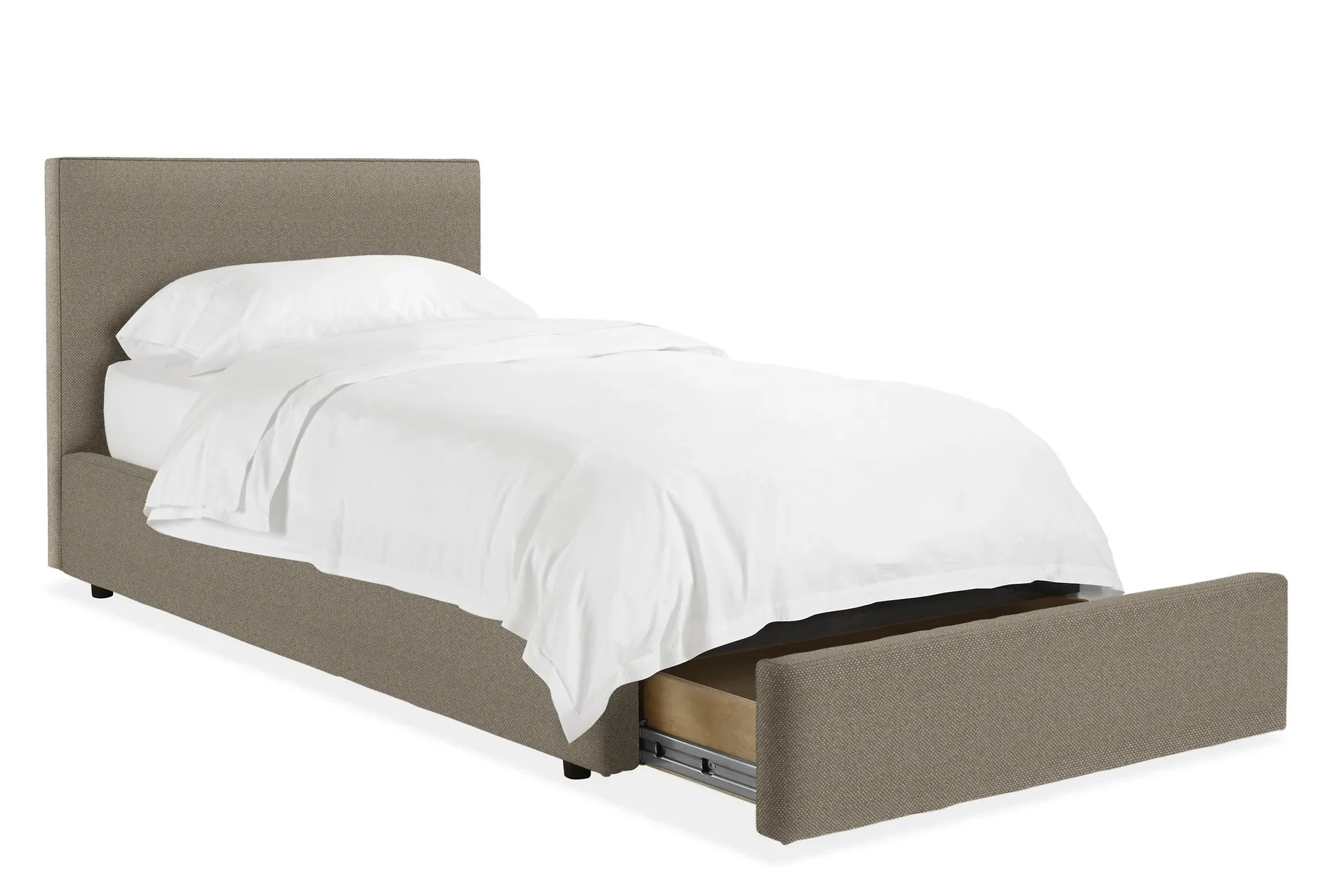 Wyatt Twin 36 High Storage Bed in Arin Grey