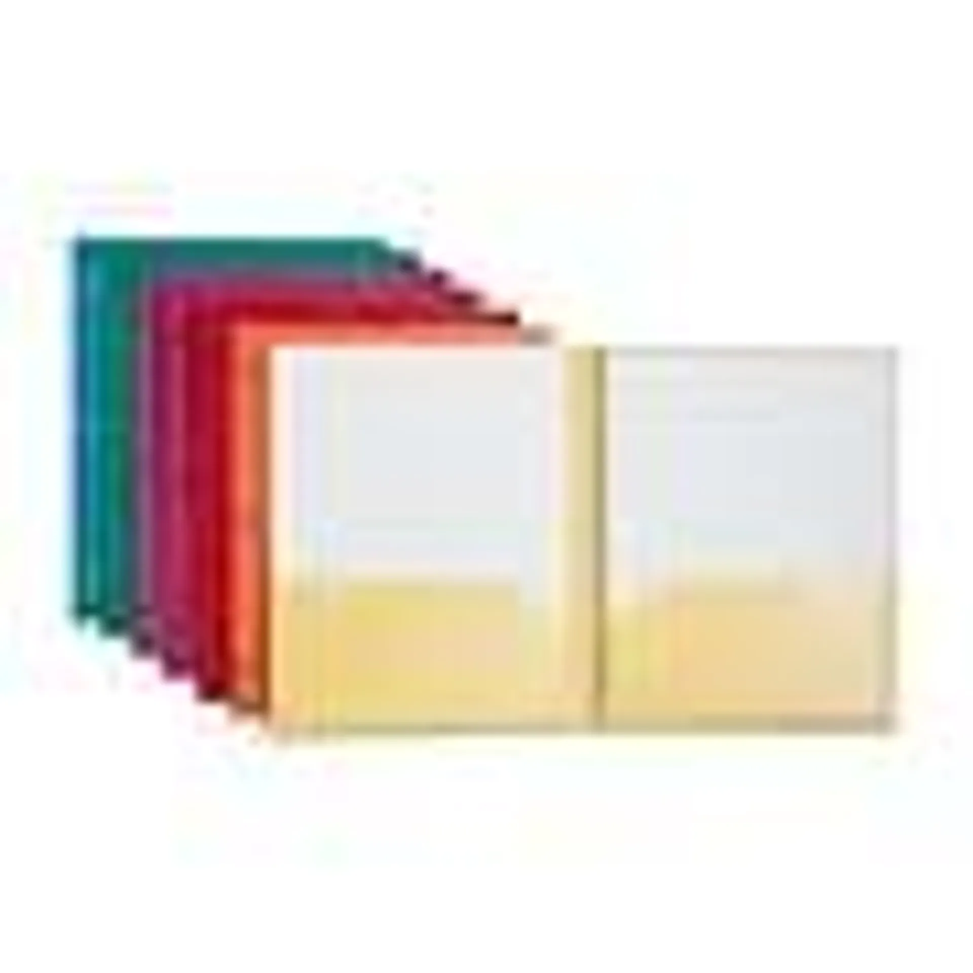 Staples 2-Pocket Plastic Presentation Folder,