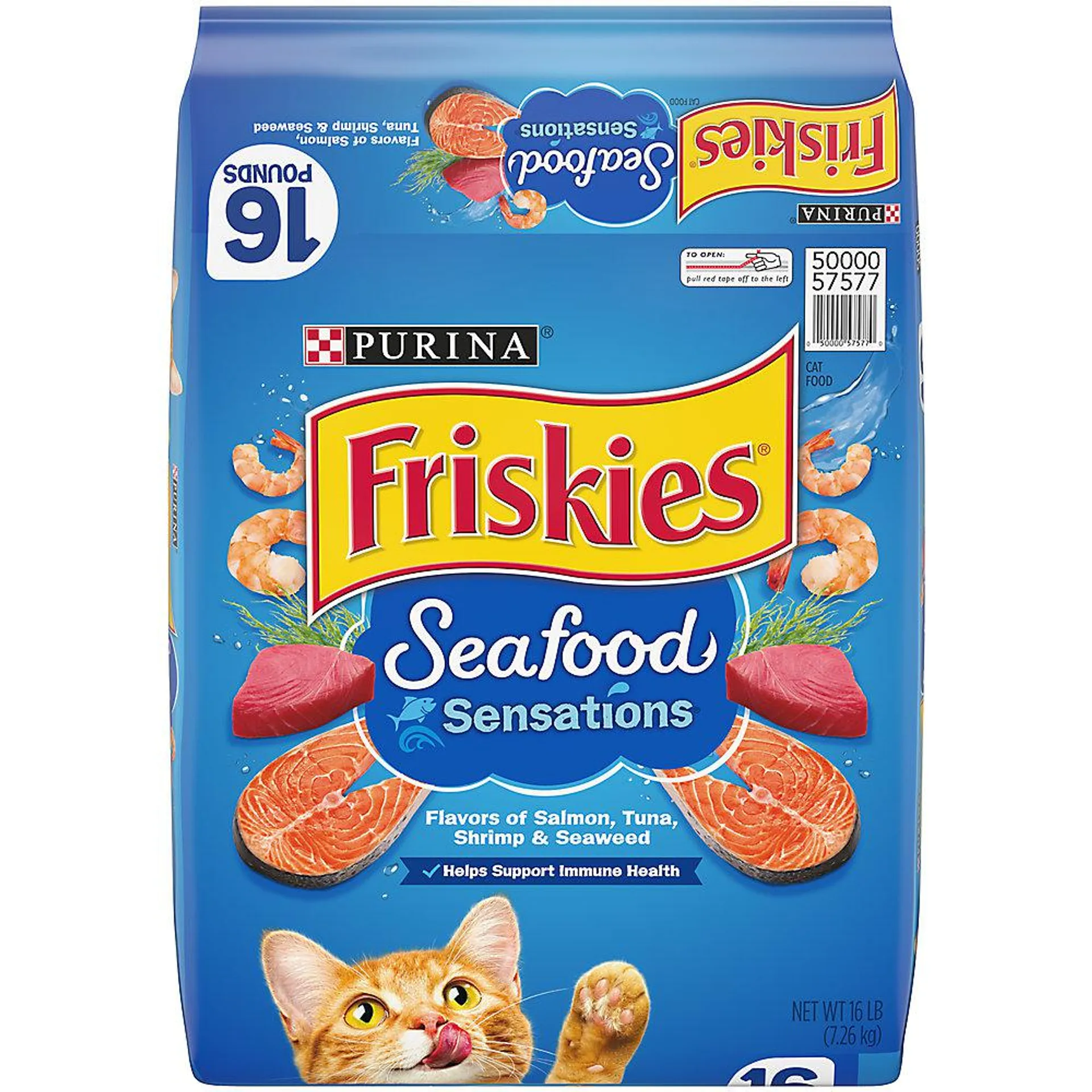 Purina® Friskies® Seafood Sensations Adult Cat Dry Food - , With Vitamins